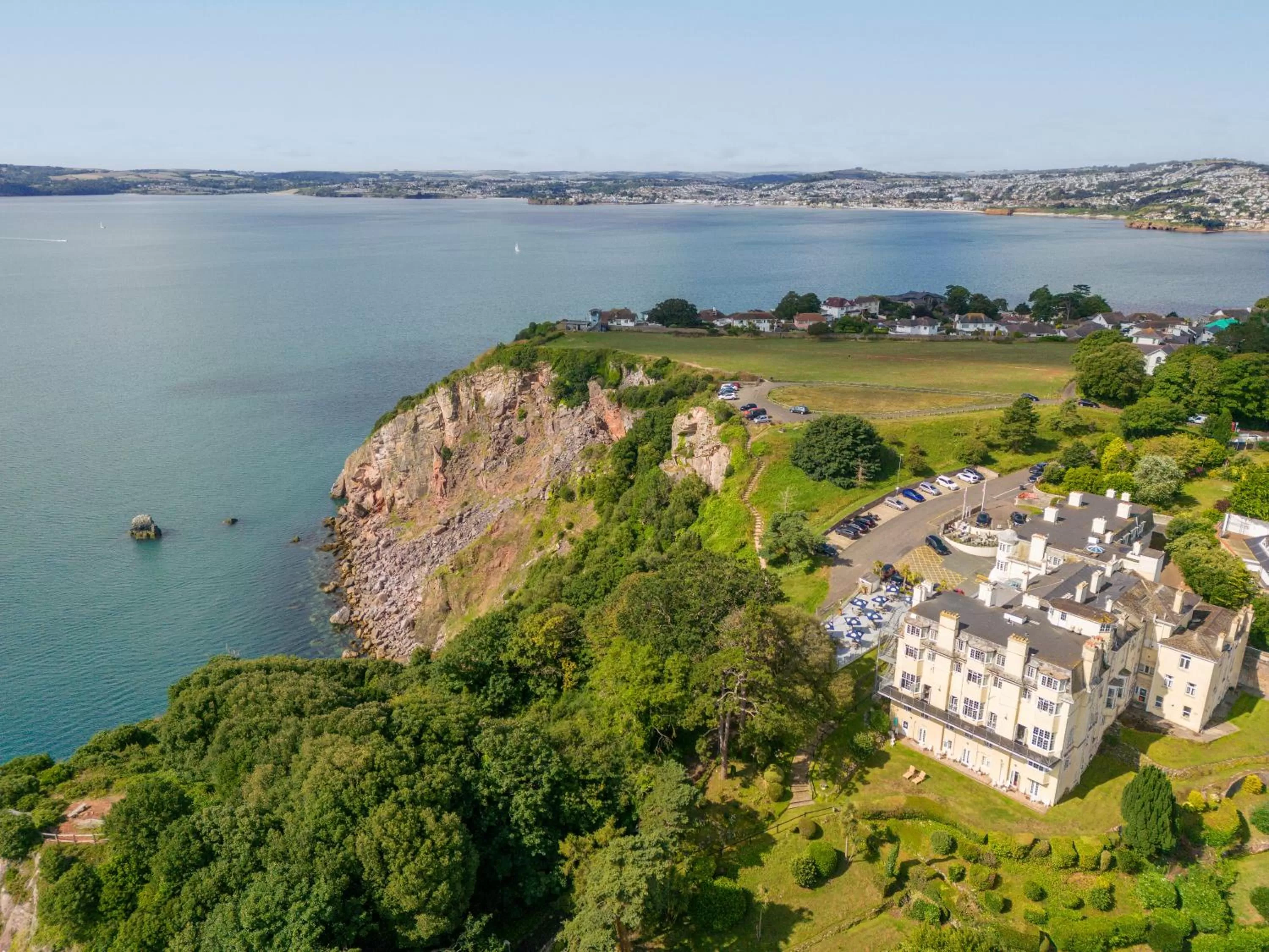 Sea view in The Headland Hotel & Spa