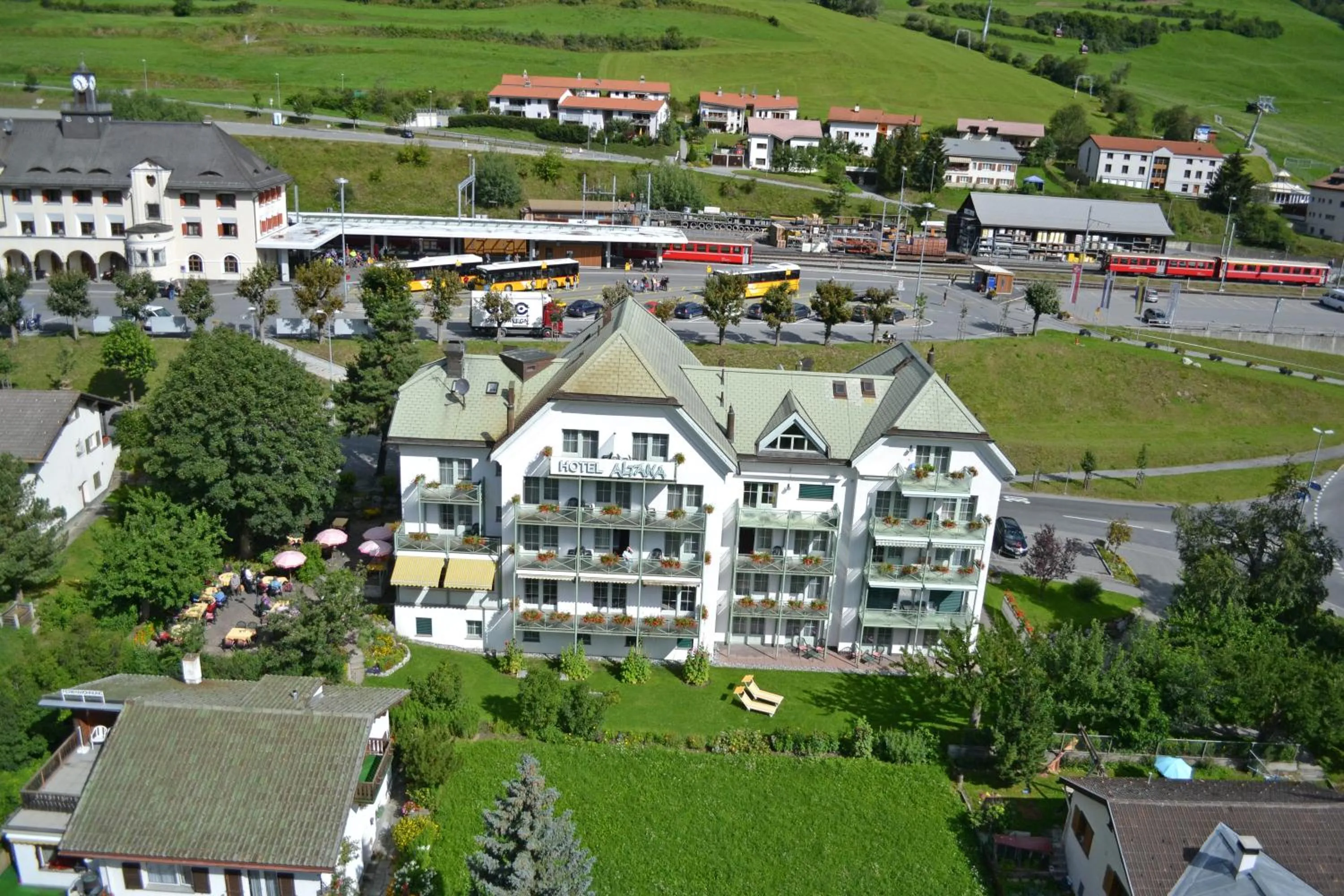 Property building in Typically Swiss Hotel Altana