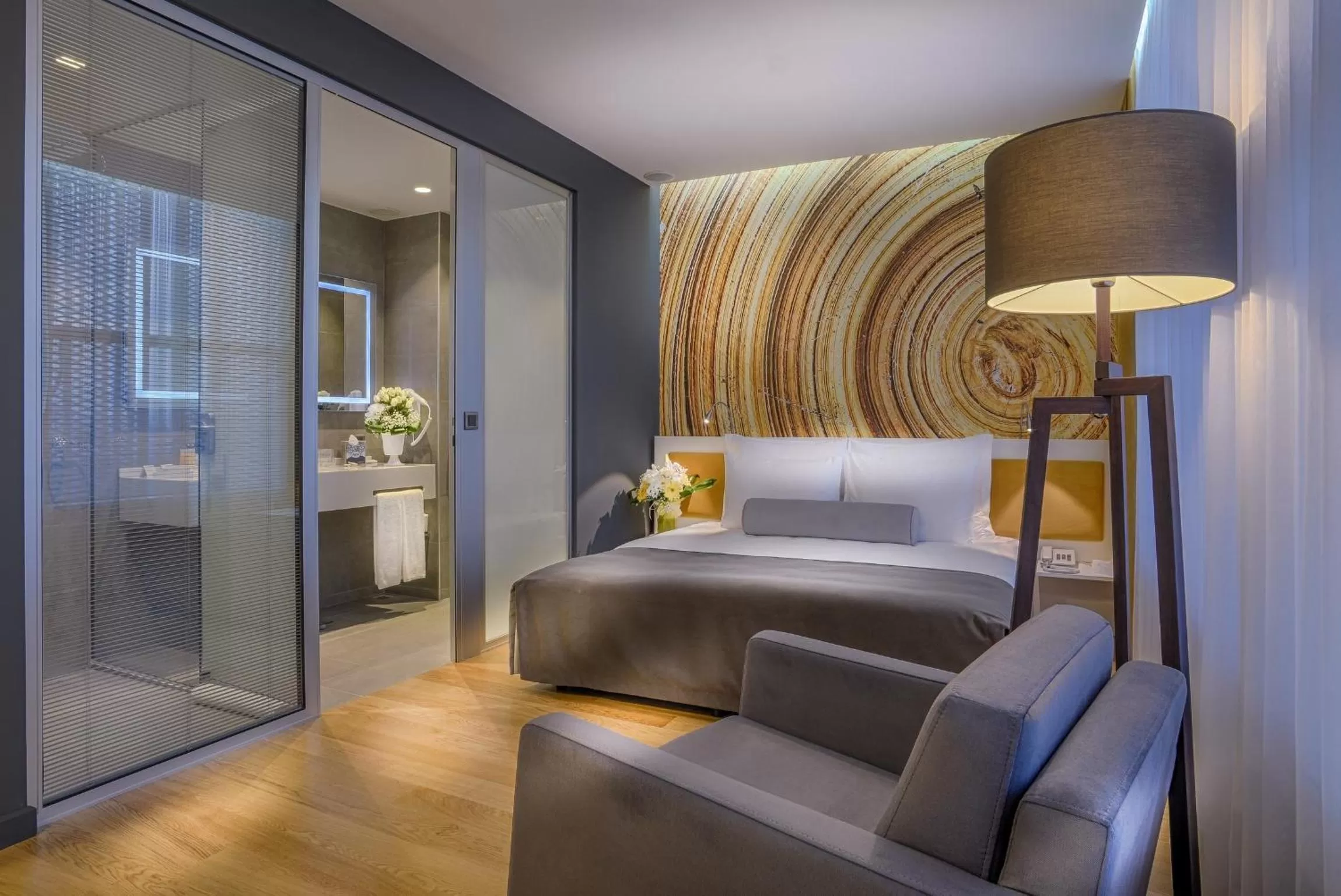 Shower, Bed in TAV Airport Hotel Izmir