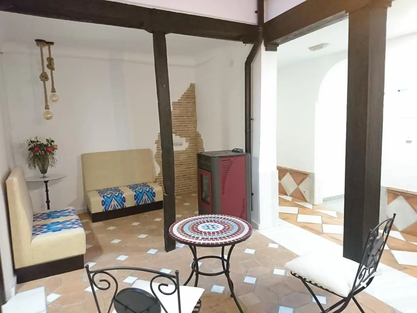 Decorative detail in Las Nieves