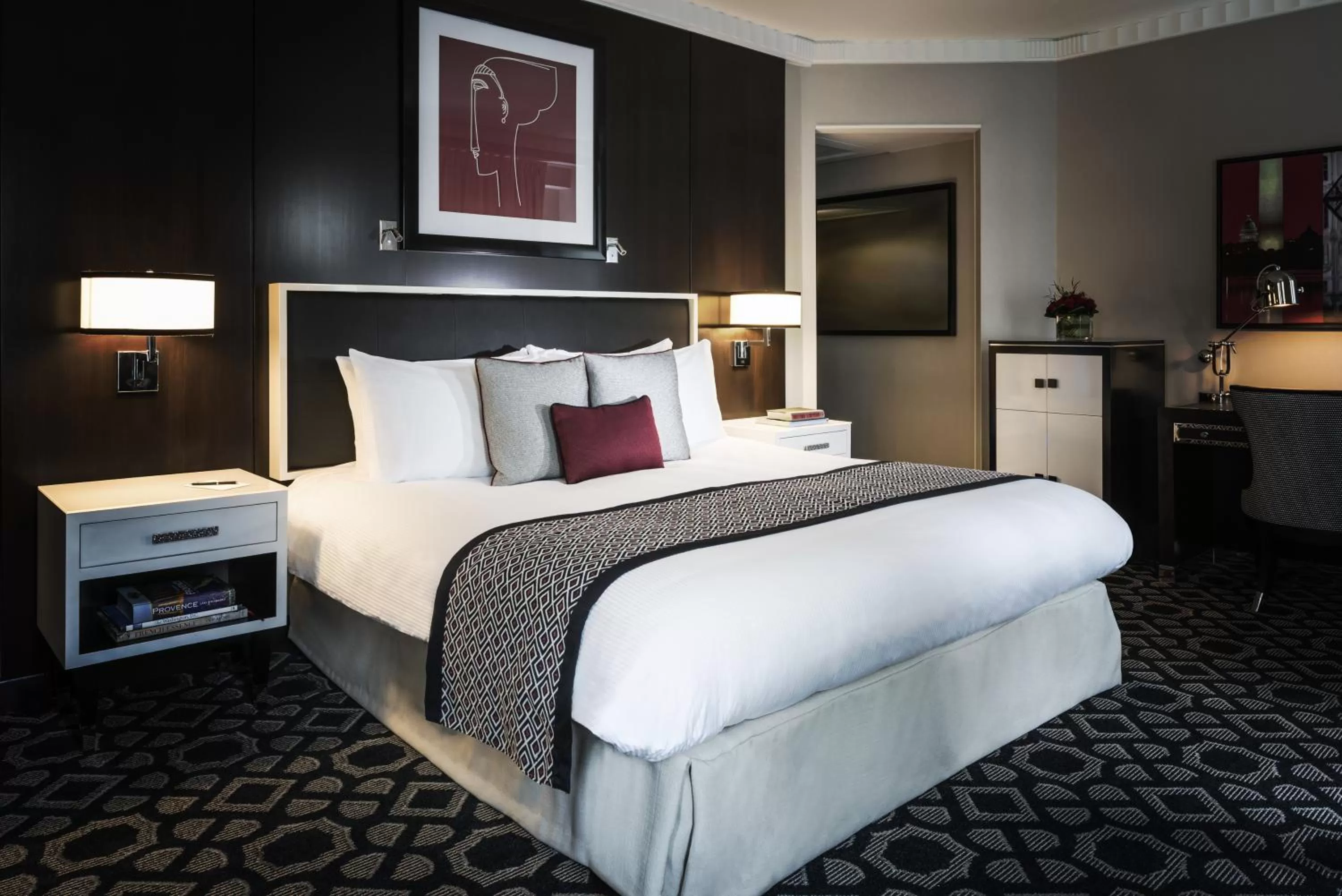 Photo of the whole room, Bed in Sofitel Lafayette Square Washington DC