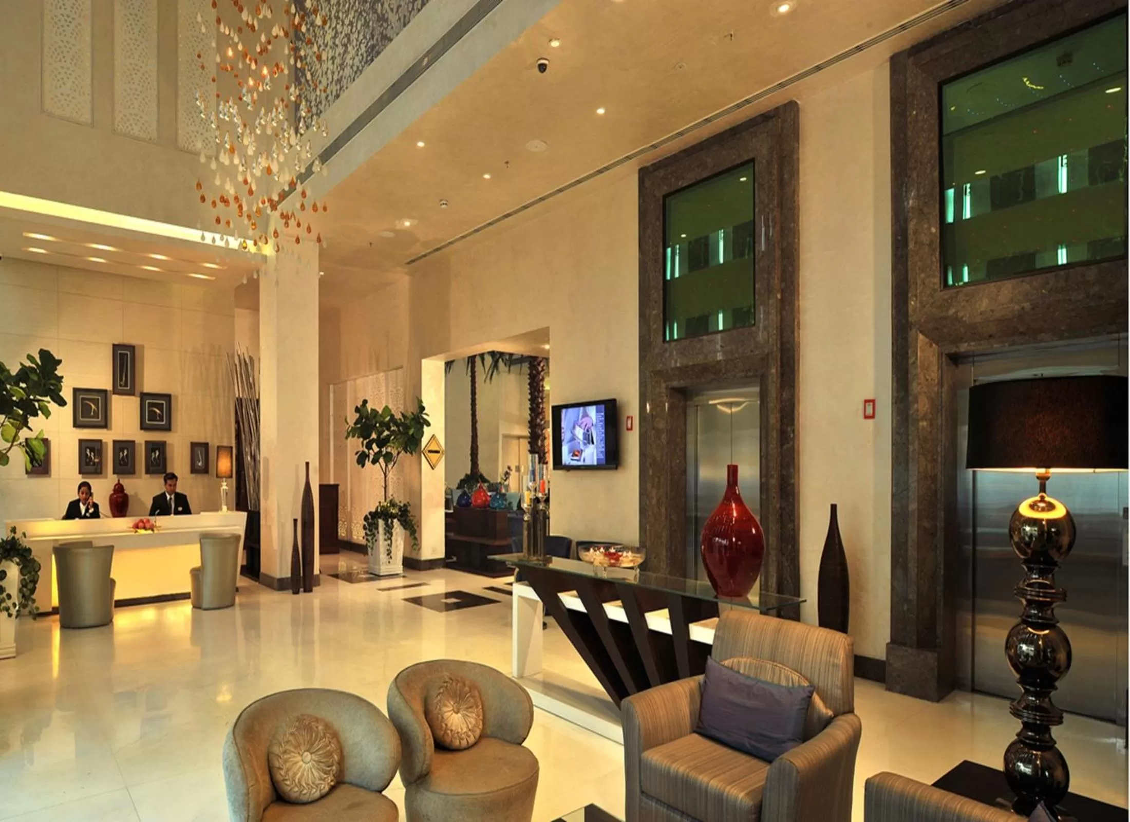 Lobby or reception in Park Plaza Faridabad