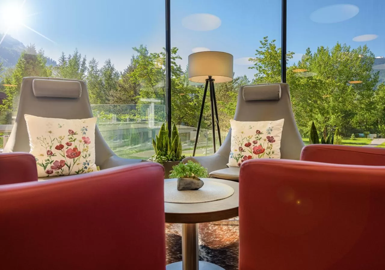 Lounge or bar in Johannesbad Hotel Palace - Kinder bis 11 kostenfrei bis Dez