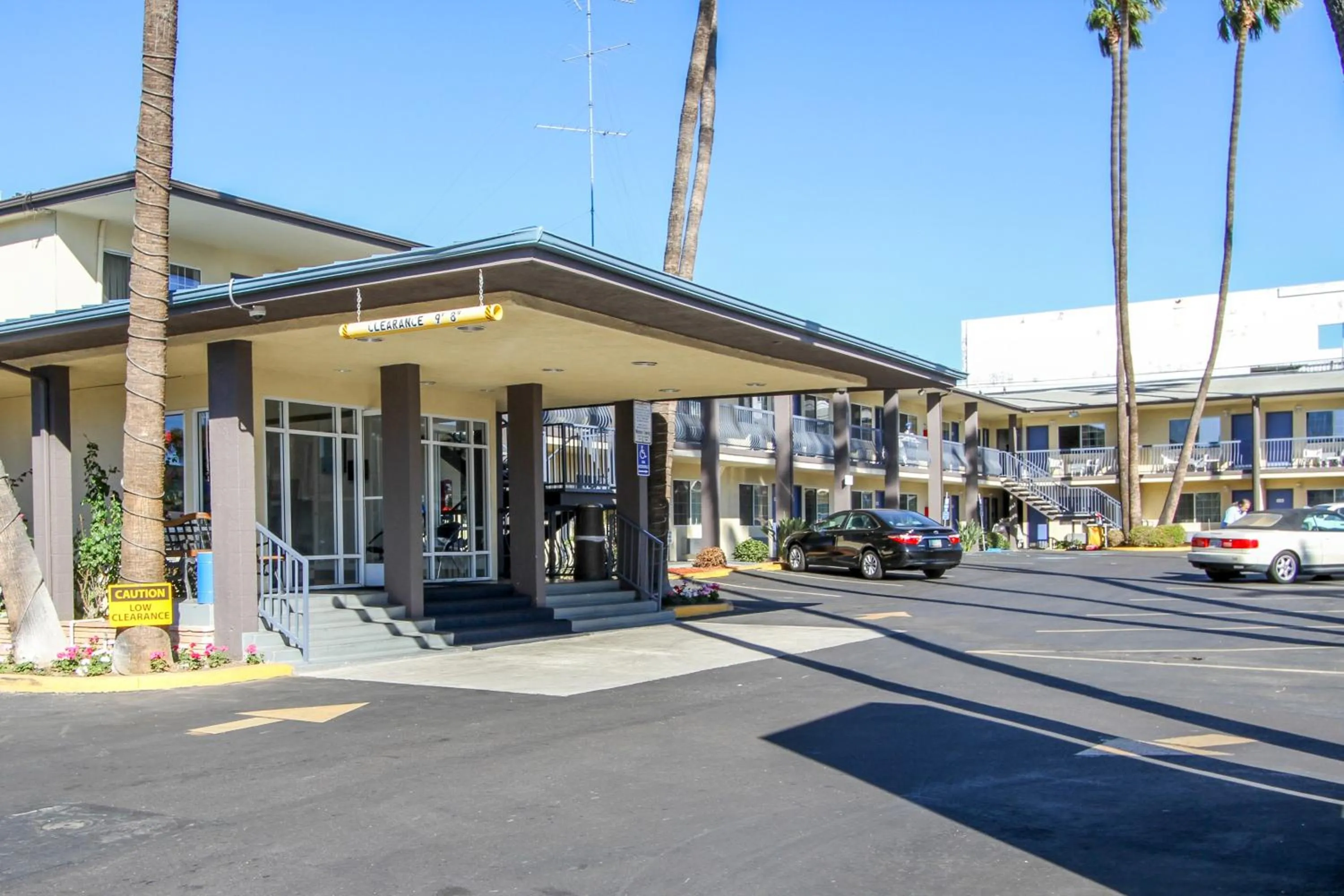 Facade/entrance in Motel 6 San Diego, CA Airport Harbor