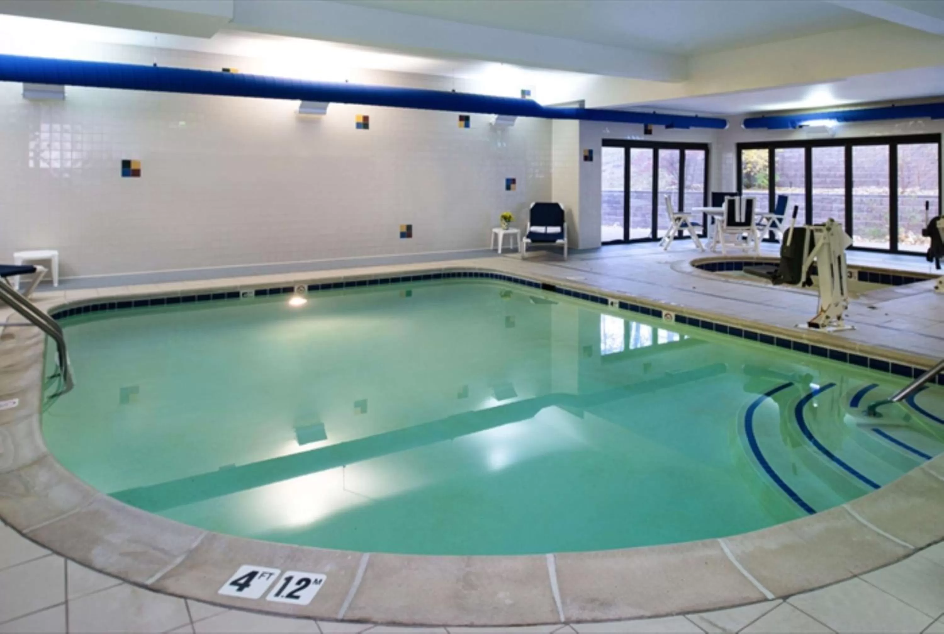Pool view in Hampton Inn Glenwood Springs