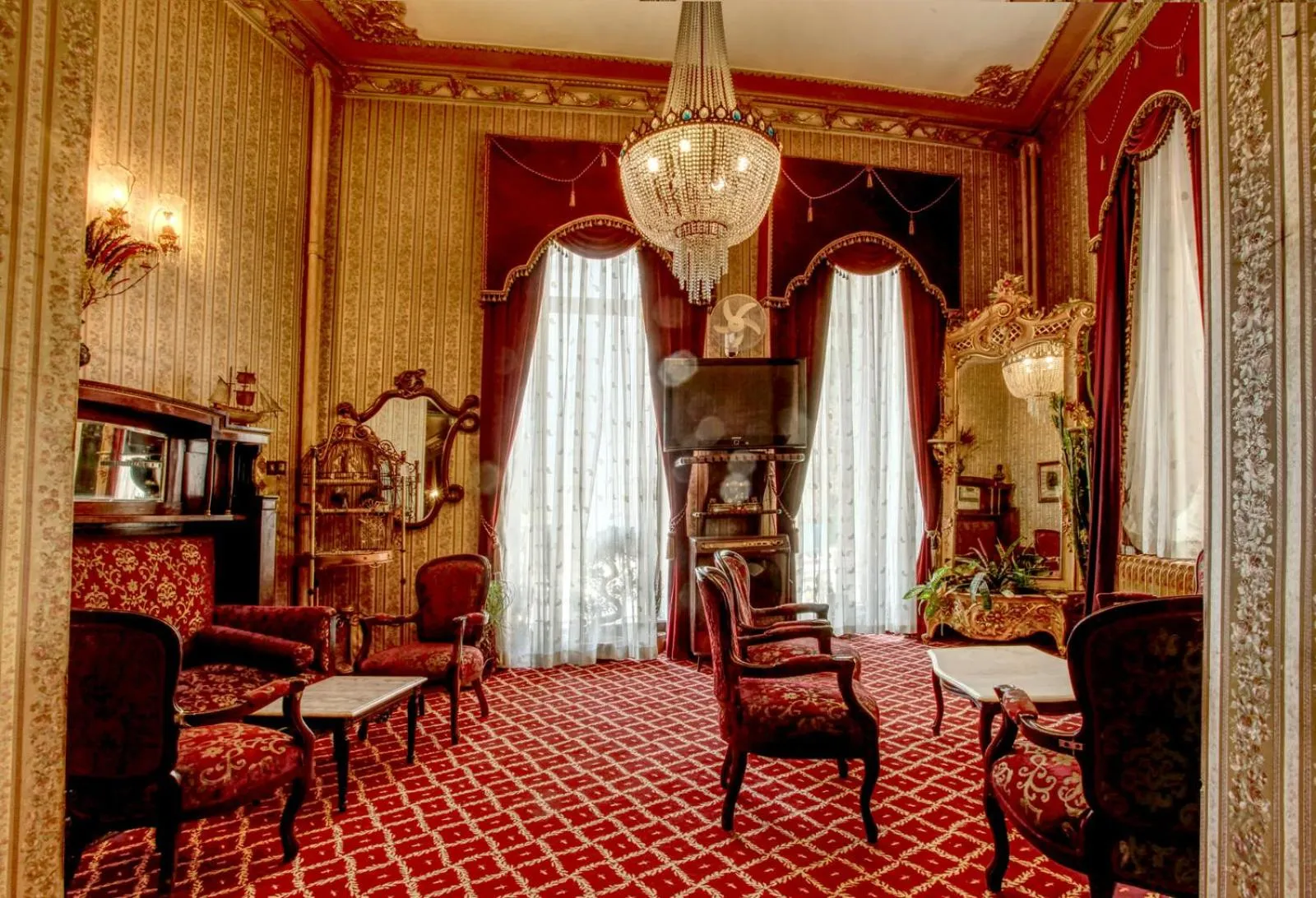 Lobby or reception in Grand Hotel de Londres