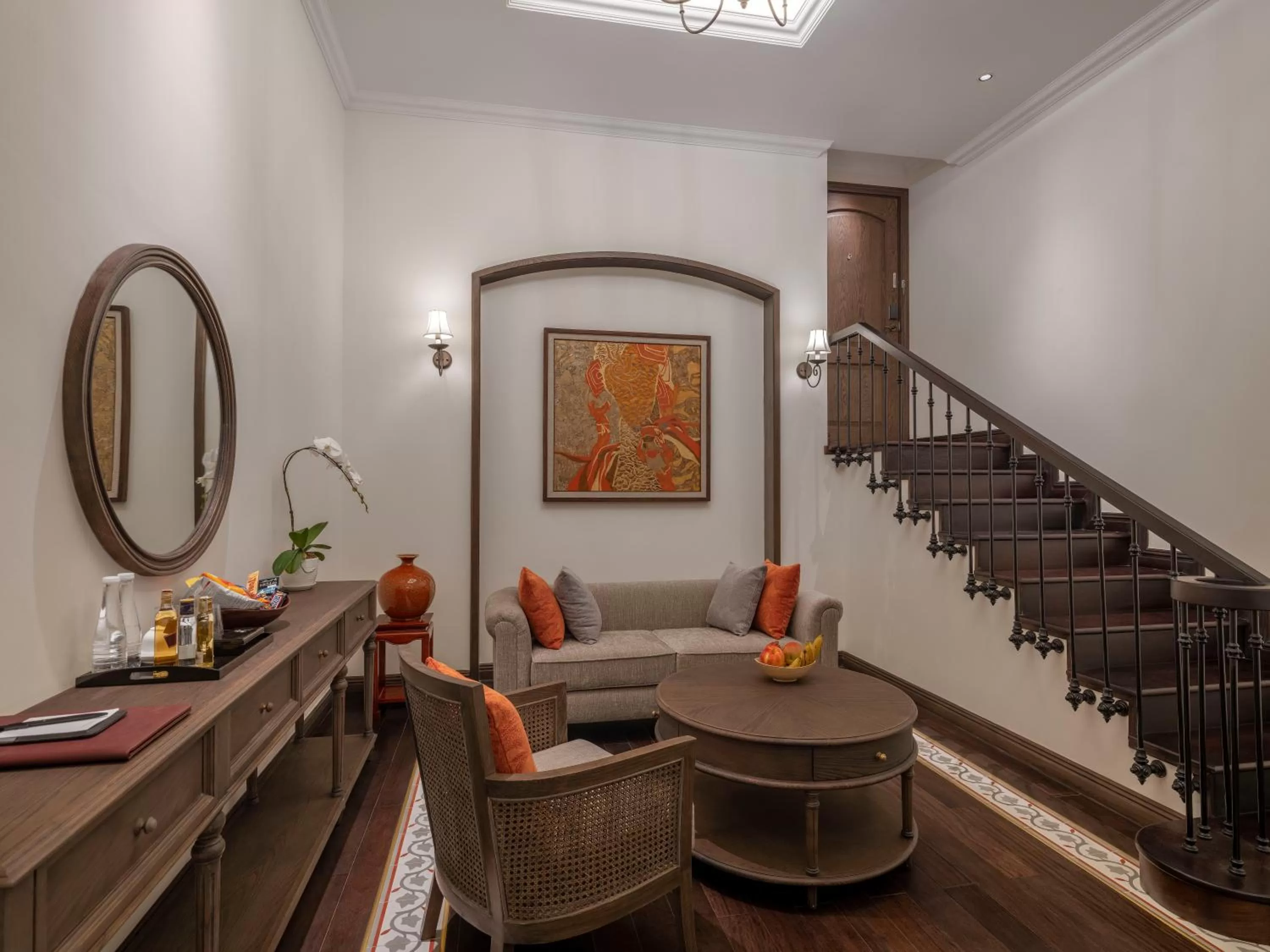 Living room in De Syloia Hotel