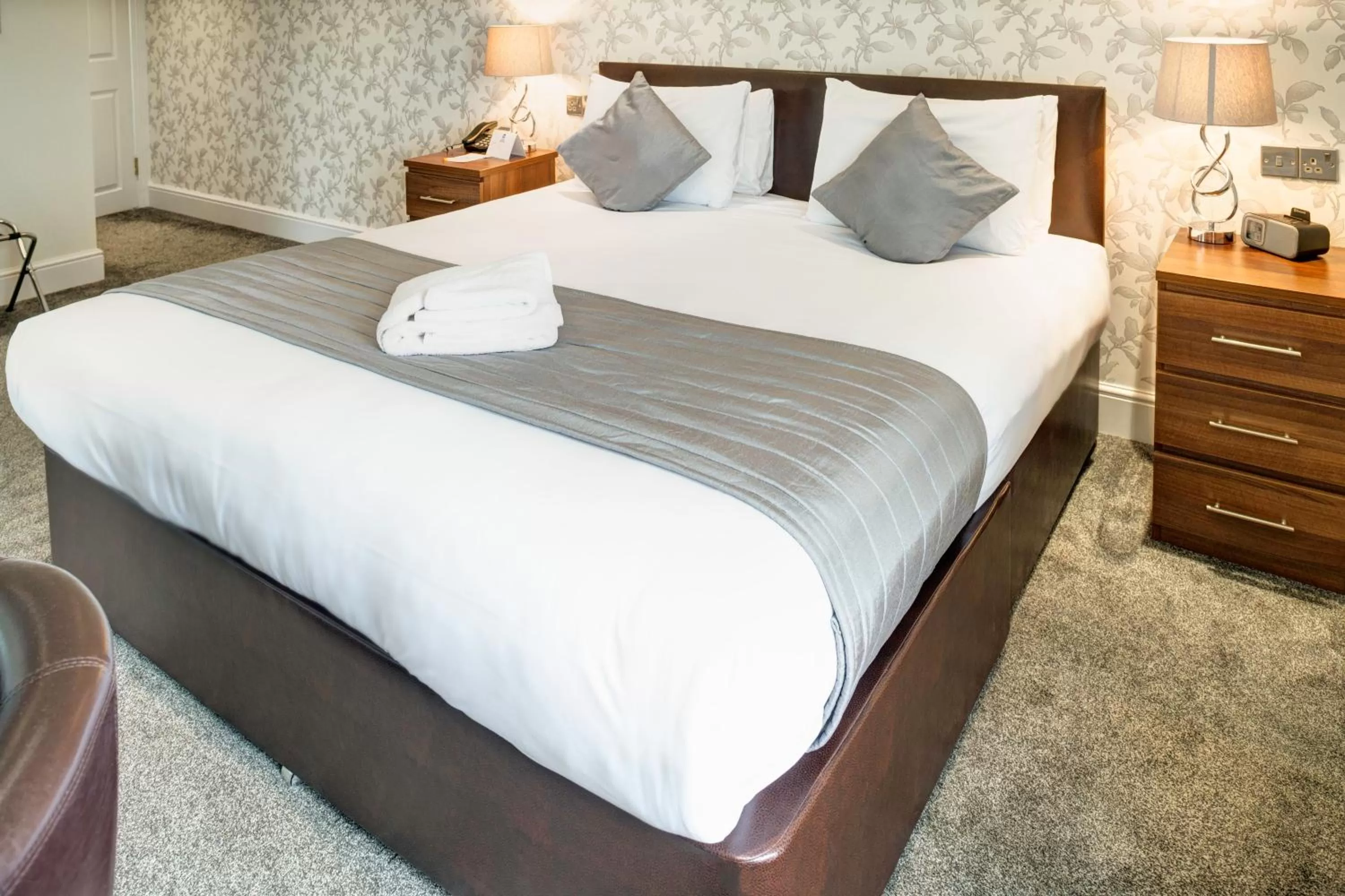 Bedroom, Bed in Lord Haldon Country Hotel, Sure Hotel Collection by Best Western