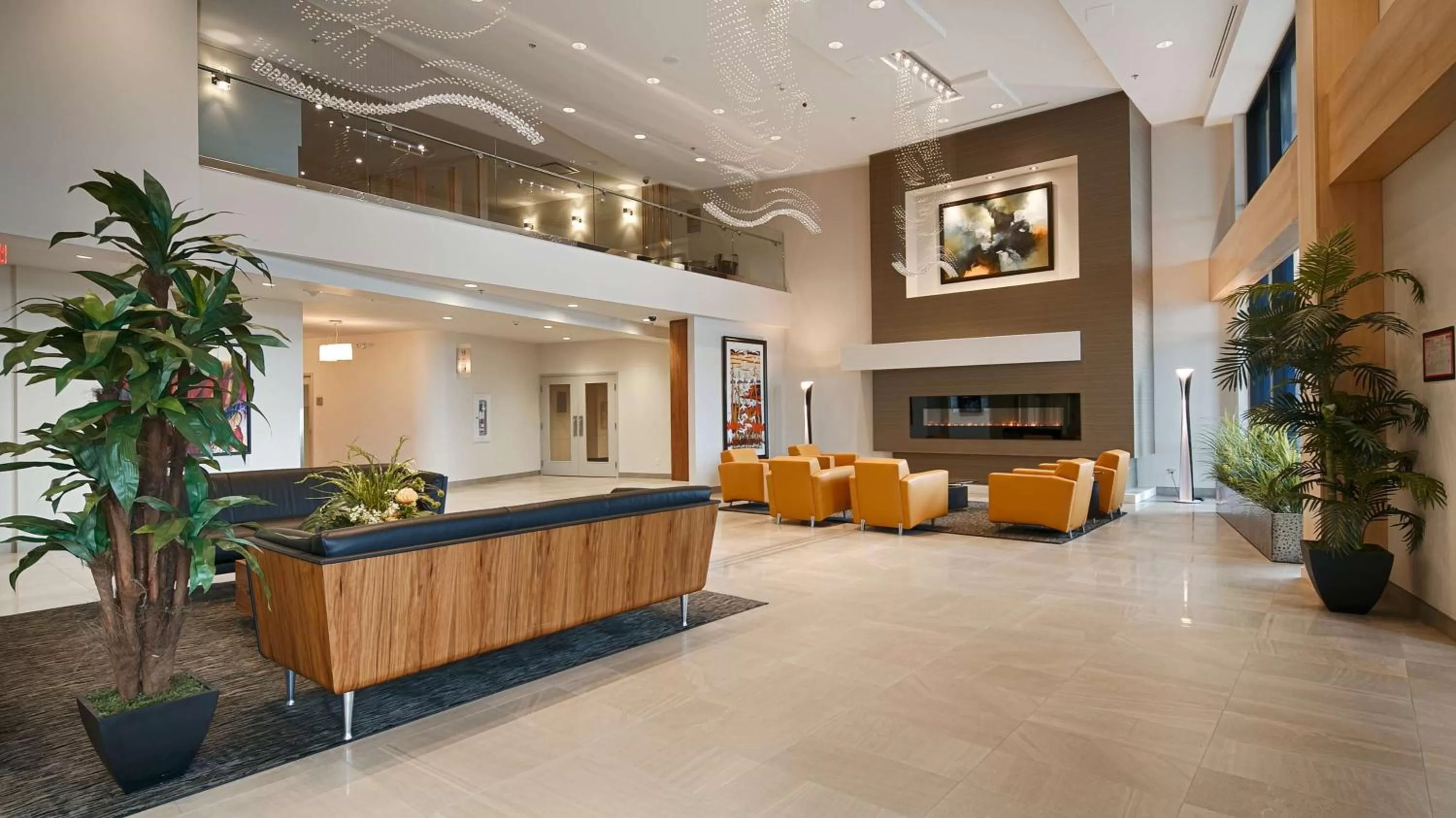 Lobby or reception in Hotel Levesque