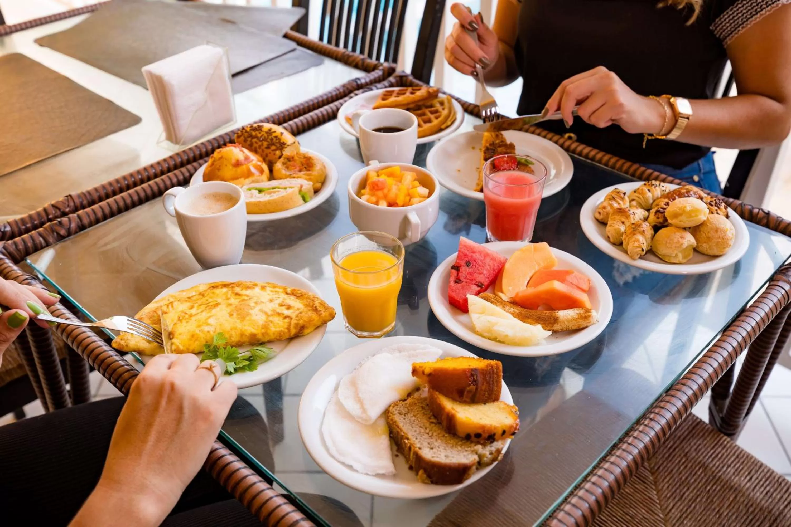 Breakfast in El Aram Ponta Negra