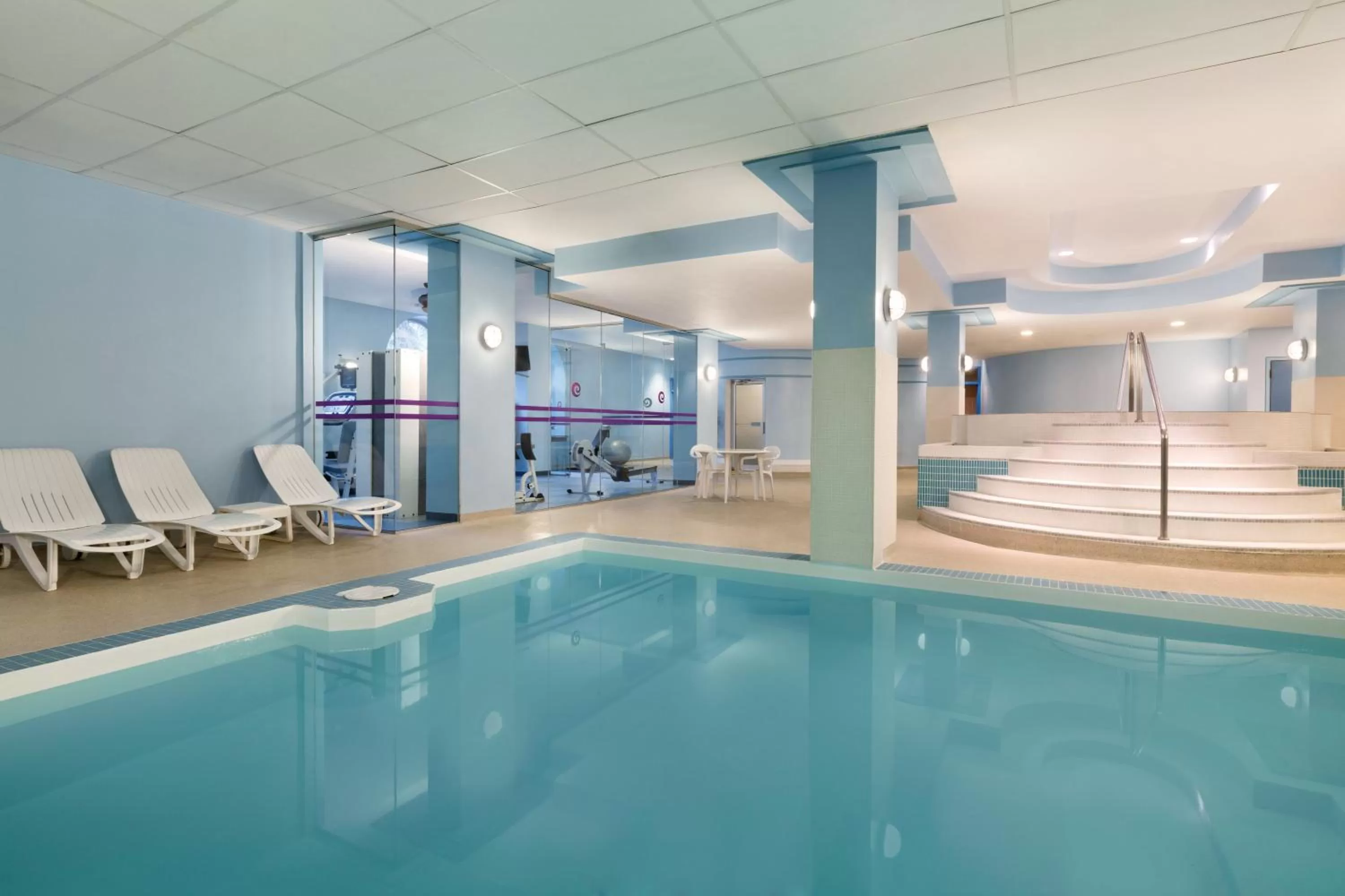Swimming pool in Coast Edmonton Plaza Hotel by APA