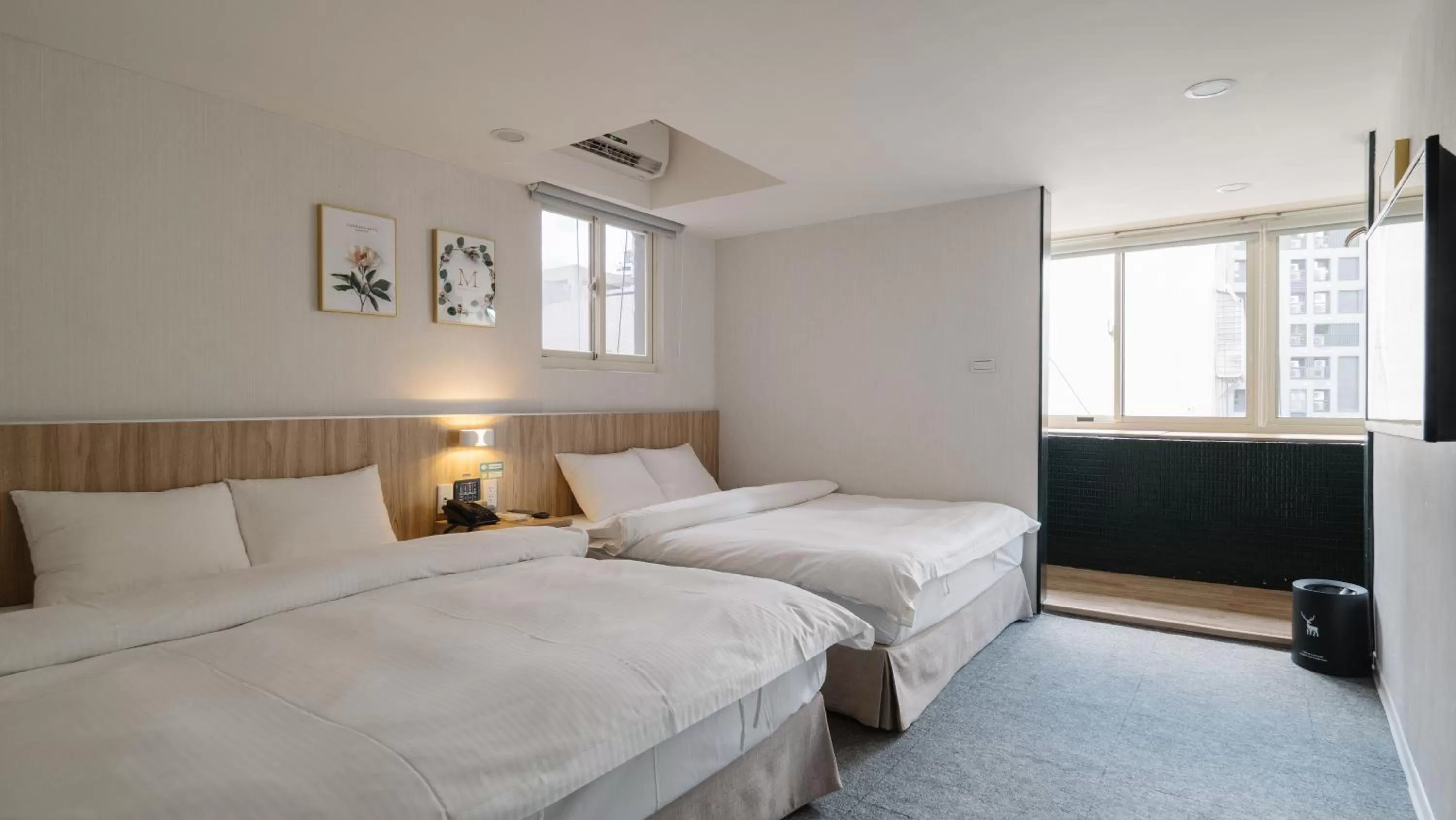 Decorative detail, Bed in Hotel attic