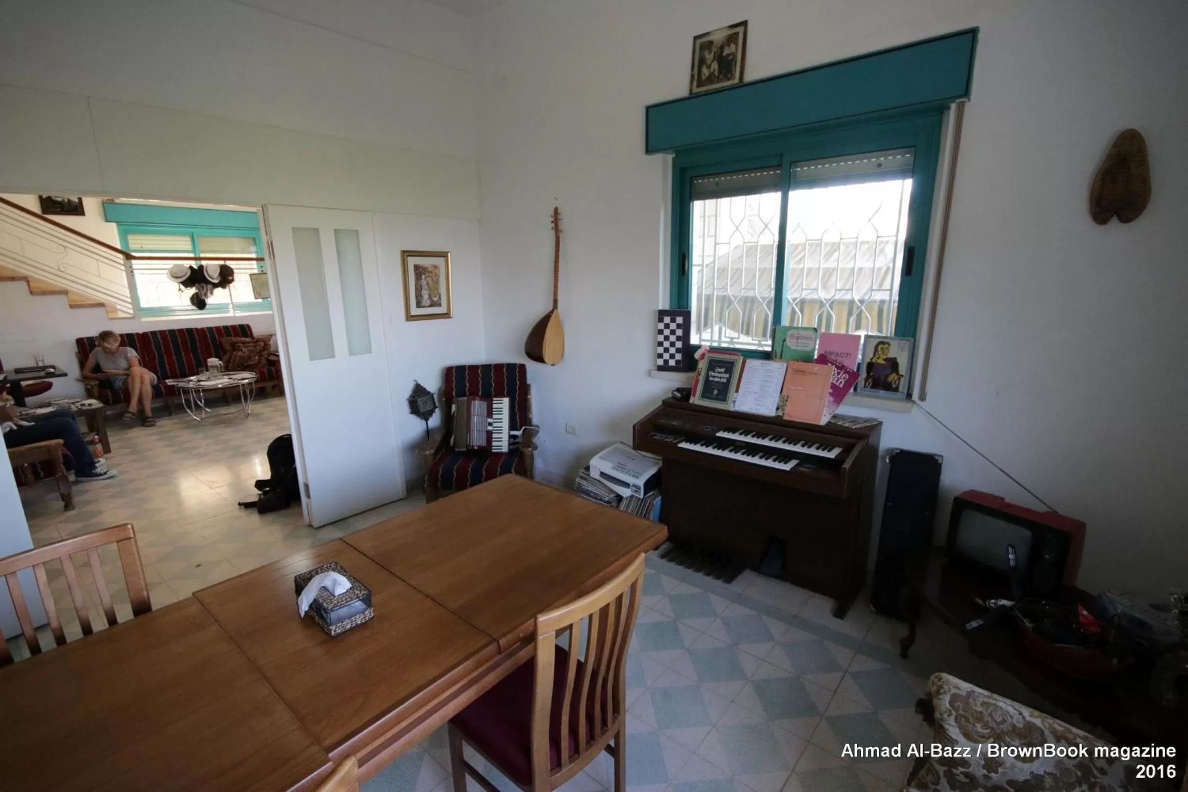 Communal lounge/ TV room in Auberg-Inn Guesthouse