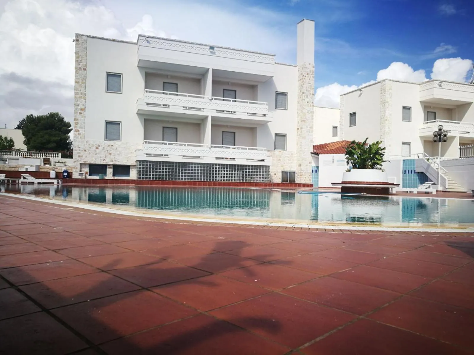 Patio in Hotel Residence La Corvetta