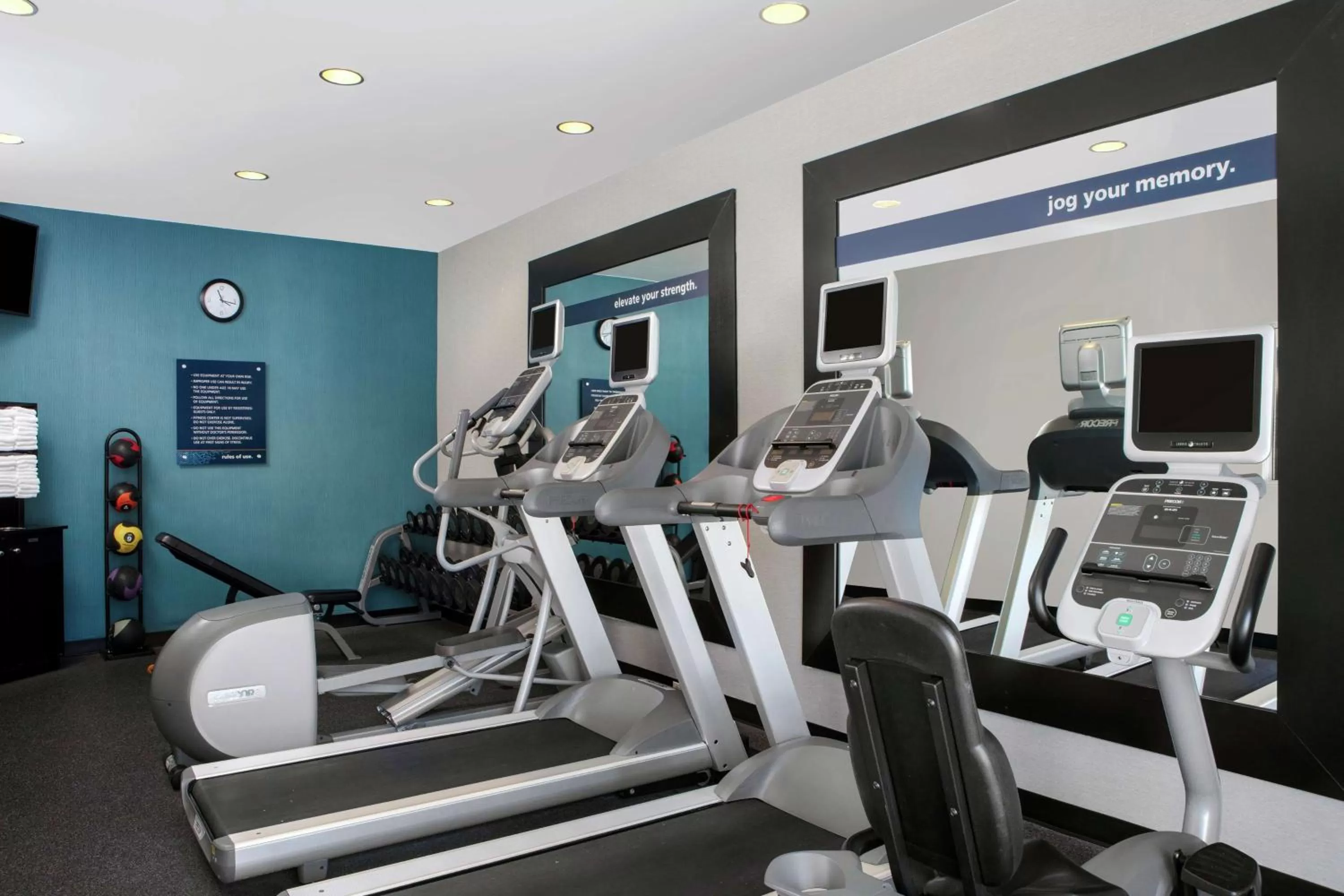 Fitness centre/facilities in Hampton Inn Lake Buena Vista / Orlando