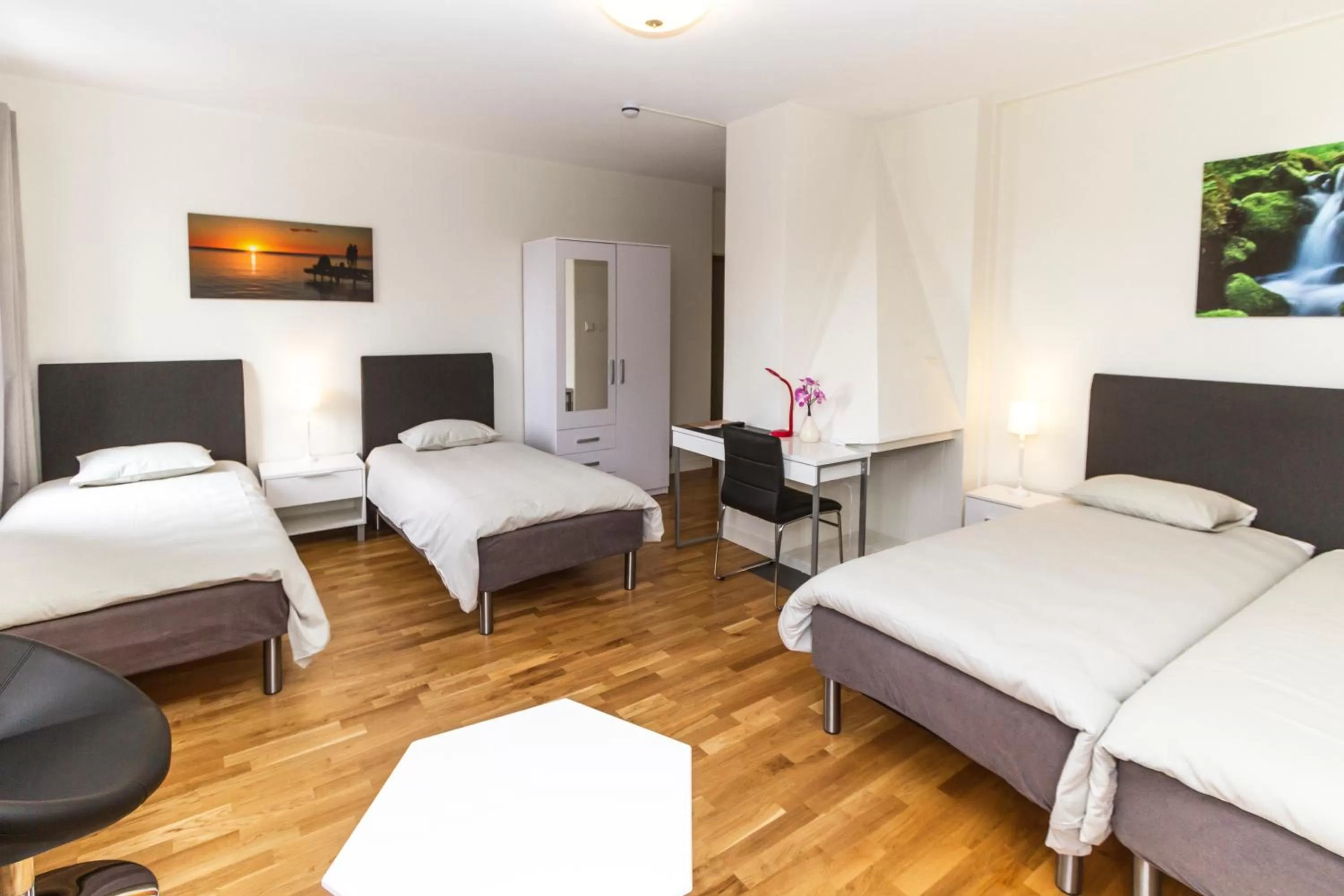 Bed in Hotell Linden