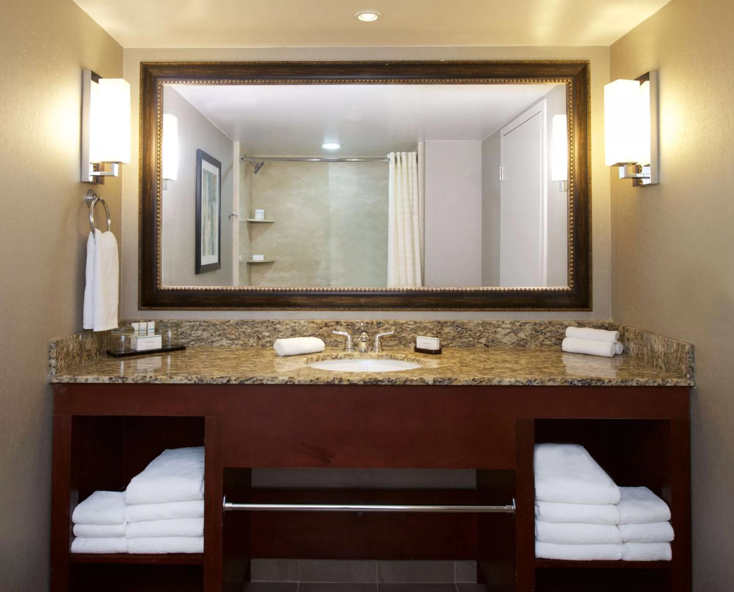 Bathroom in Embassy Suites by Hilton Portland Tigard