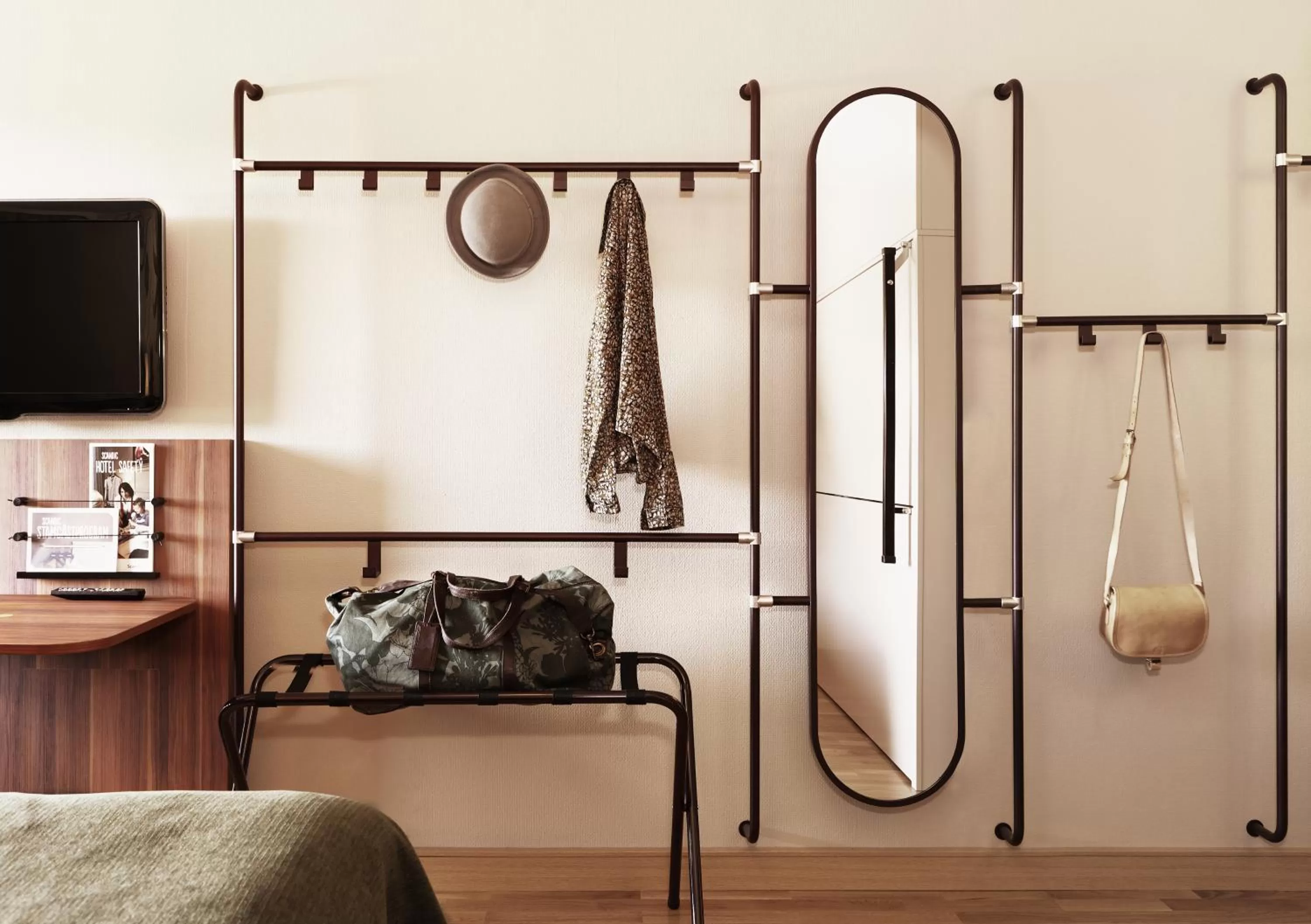 wardrobe in Scandic Uppsala Nord