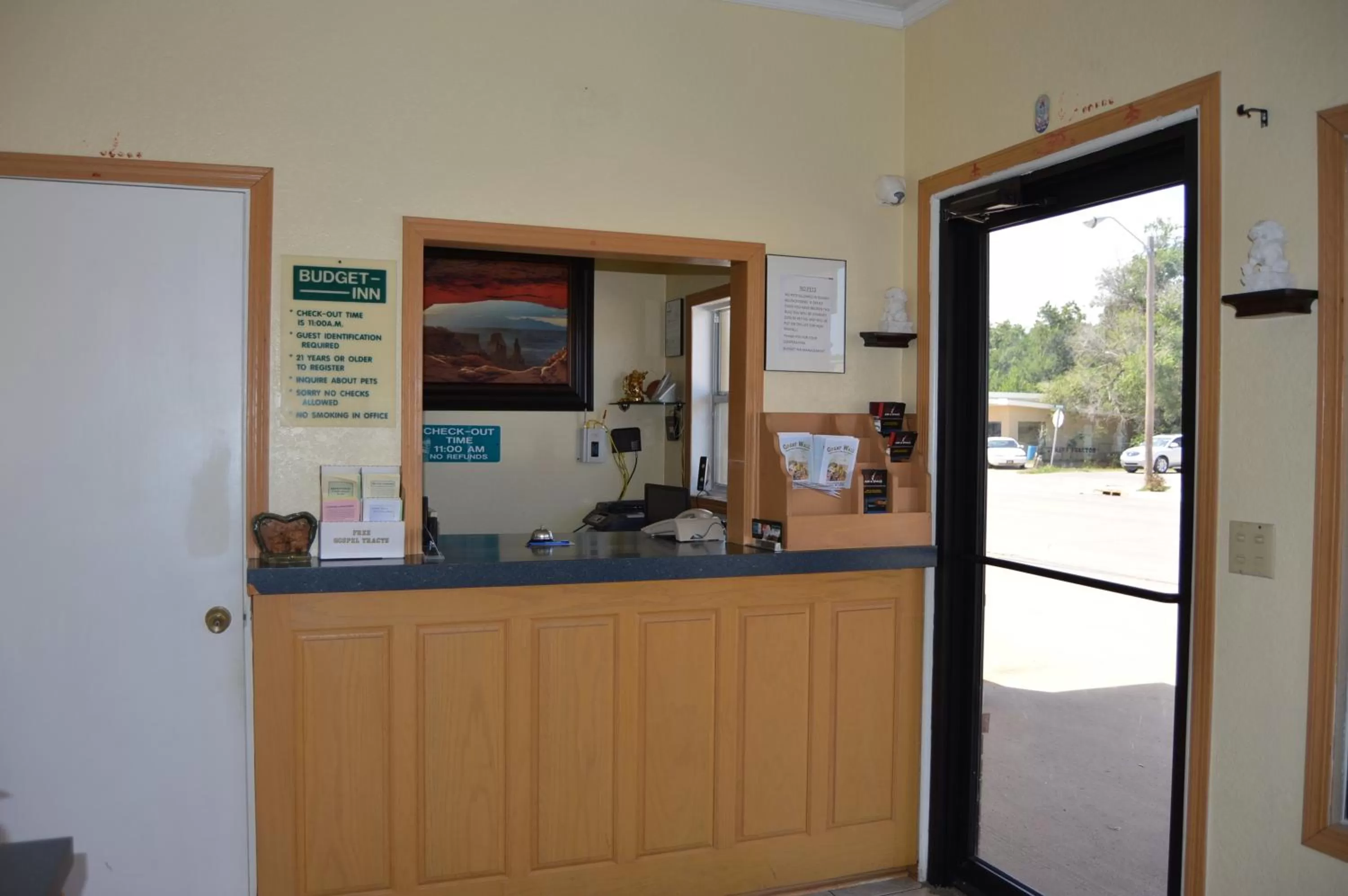 Lobby or reception in Budget Inn El Reno