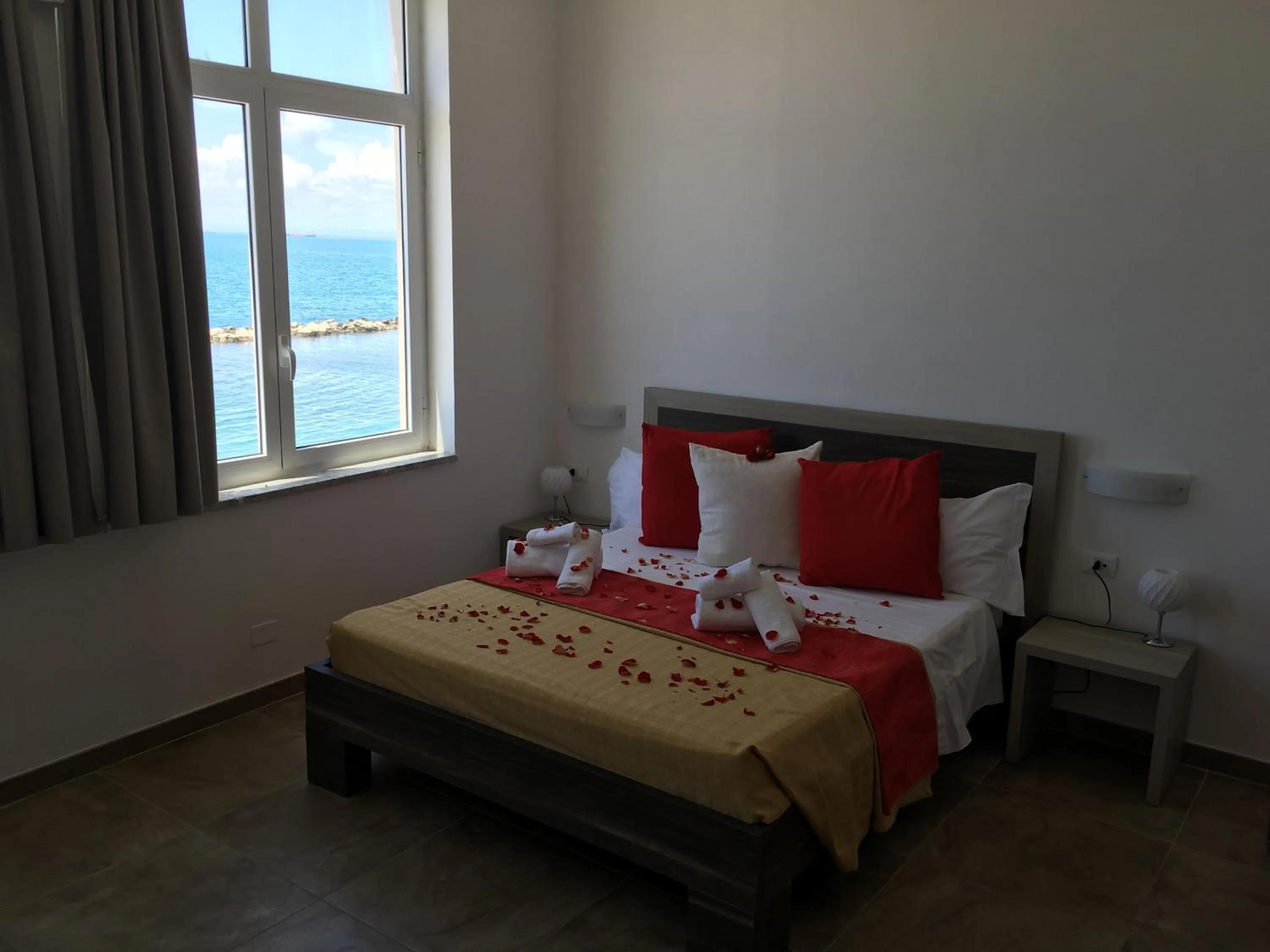 Bed in Hotel Virgilio