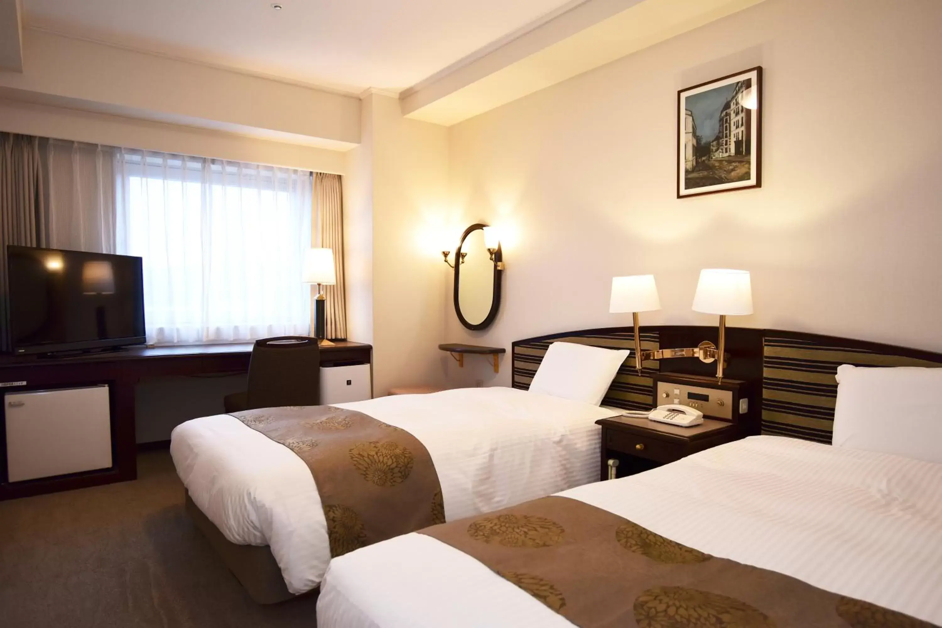 Standard Twin Room Nonsmoking in Hotel Sankyo Fukushima Standard Twin Room Nonsmoking in Hotel Sankyo Fukushima