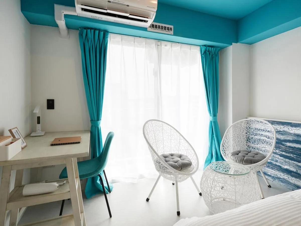 Photo of the whole room, Bed in Glory island okinawa SOBE