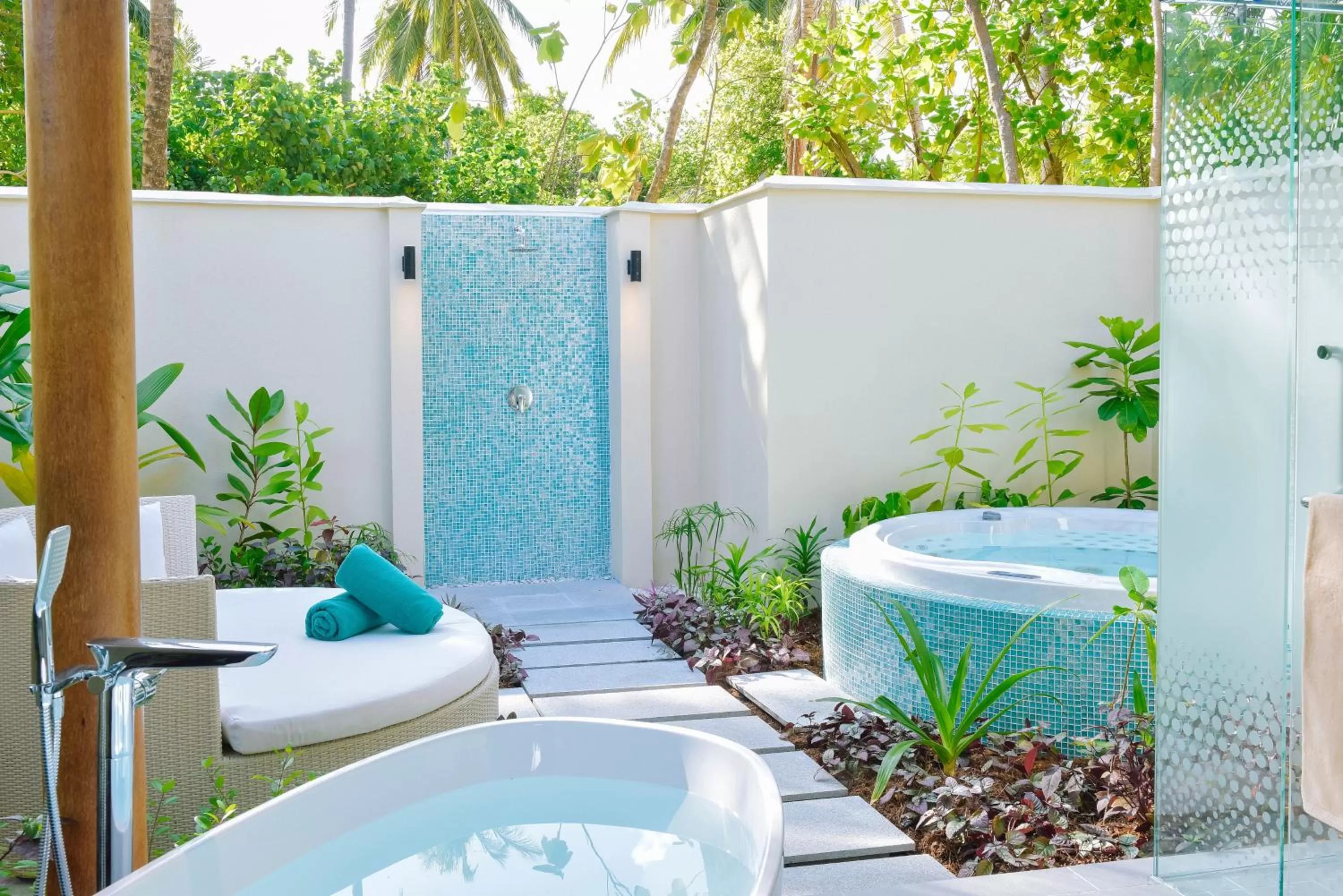 Bathroom in Kandima Maldives - 50 Percent Off Return Domestic Flights for stays of 4 nights or more between 11th April 2026 to 31st October 2026