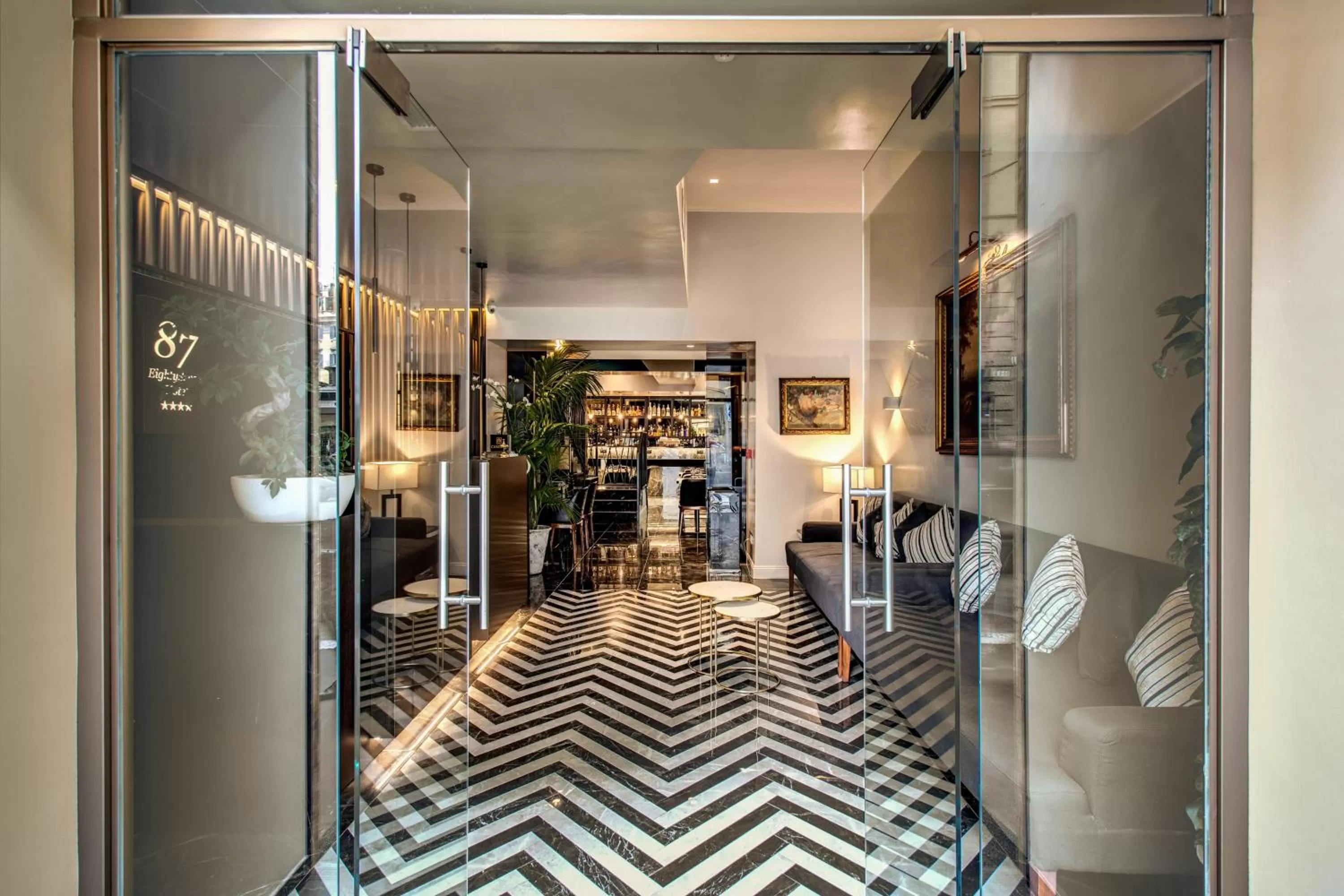 Lobby or reception in Hotel 87 eighty-seven - Maison d'Art Collection
