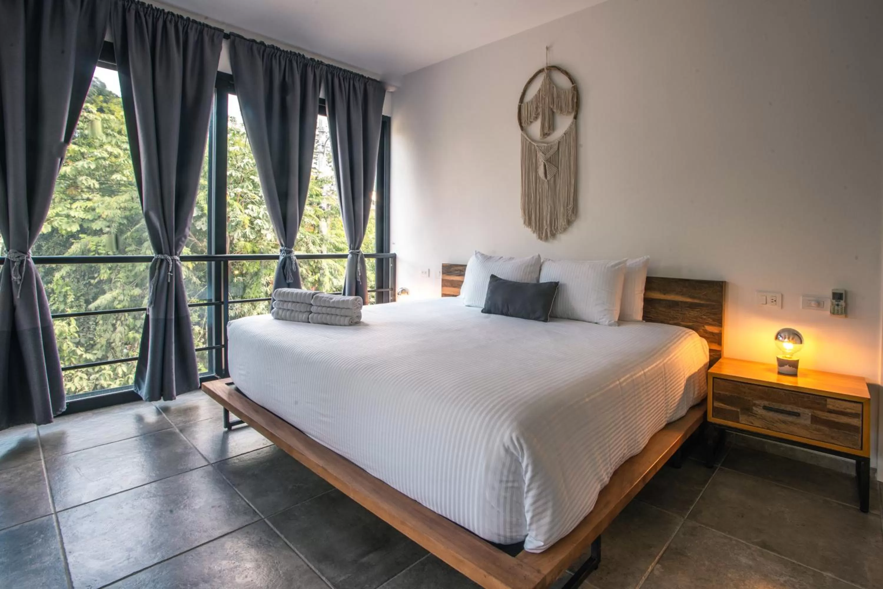 Bed in Panacea Condo Tulum