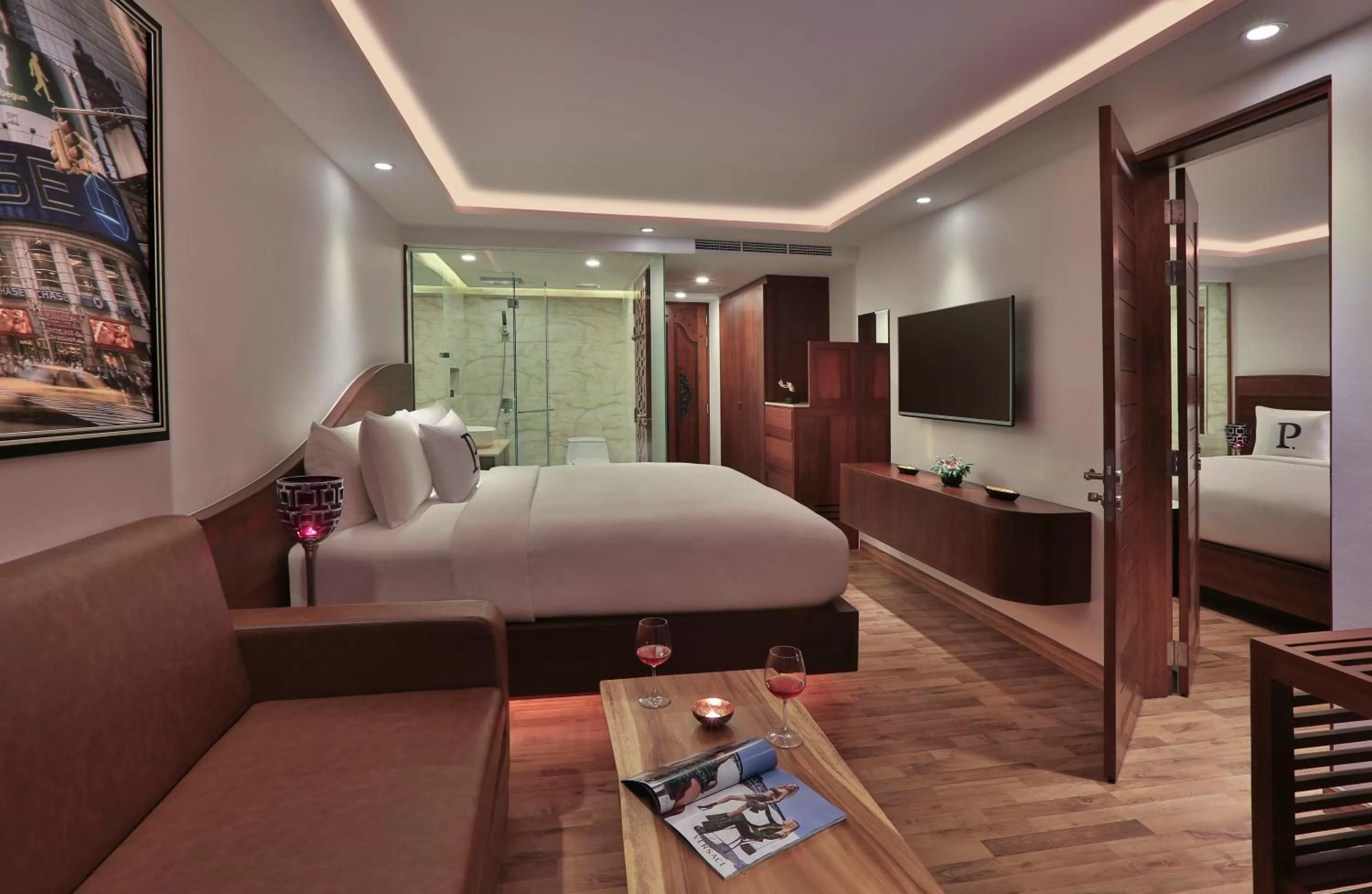 Bed in The Privilege Hotel Ezra Beach Club