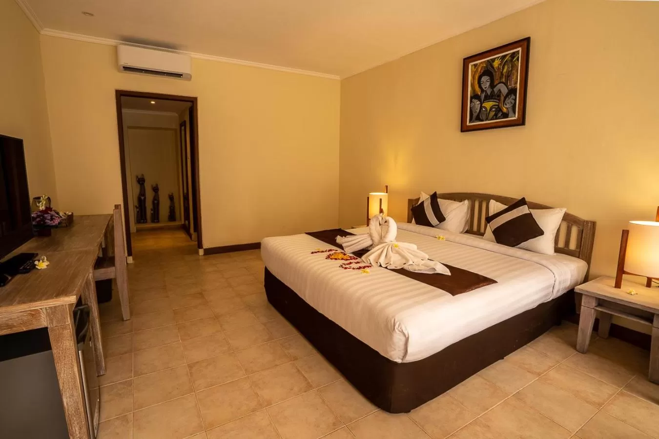 Bedroom, Bed in New Sunari Lovina Beach Resort