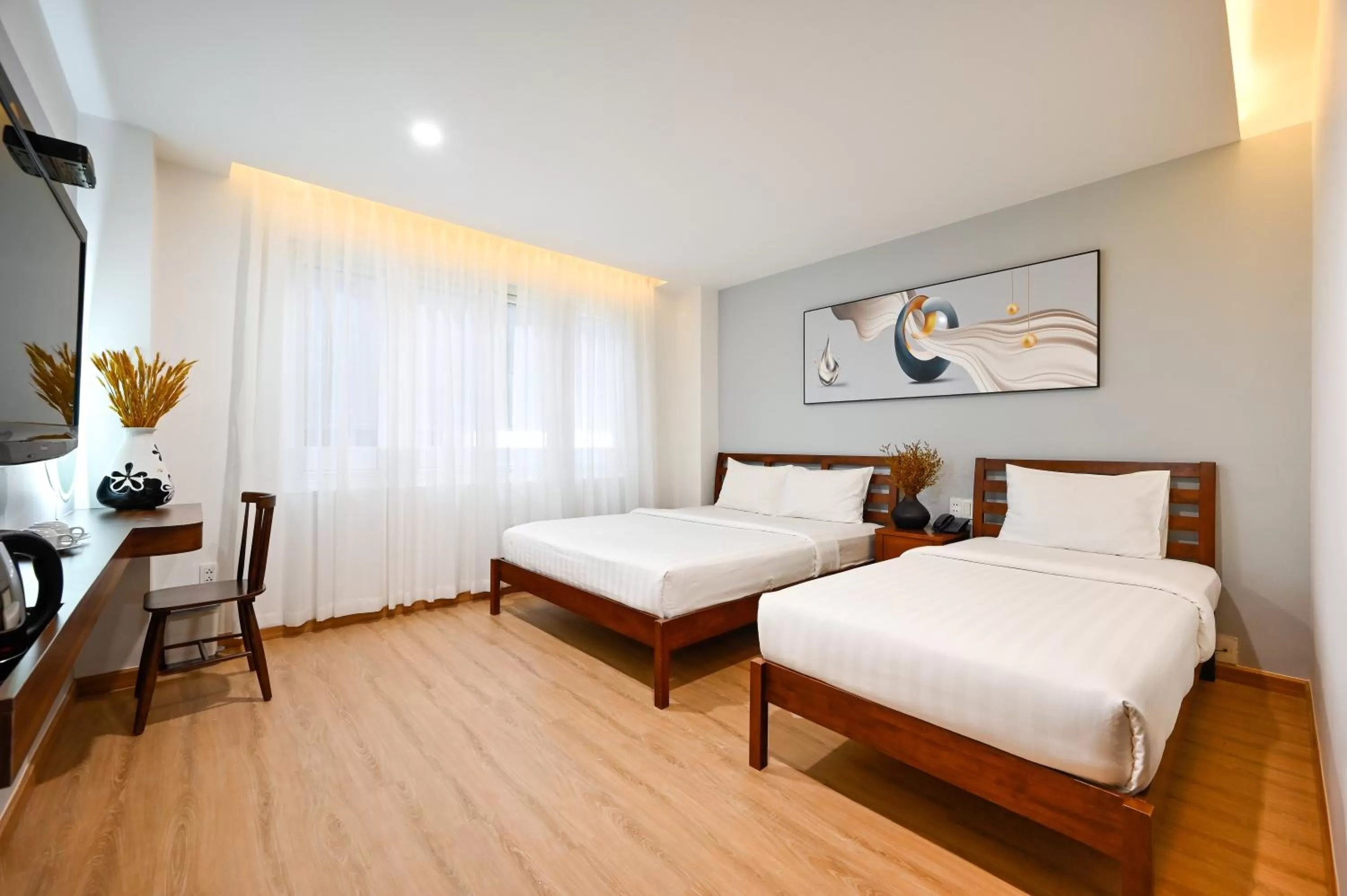 Bed in Pearl Central Hotel- Near Nguyen Hue street