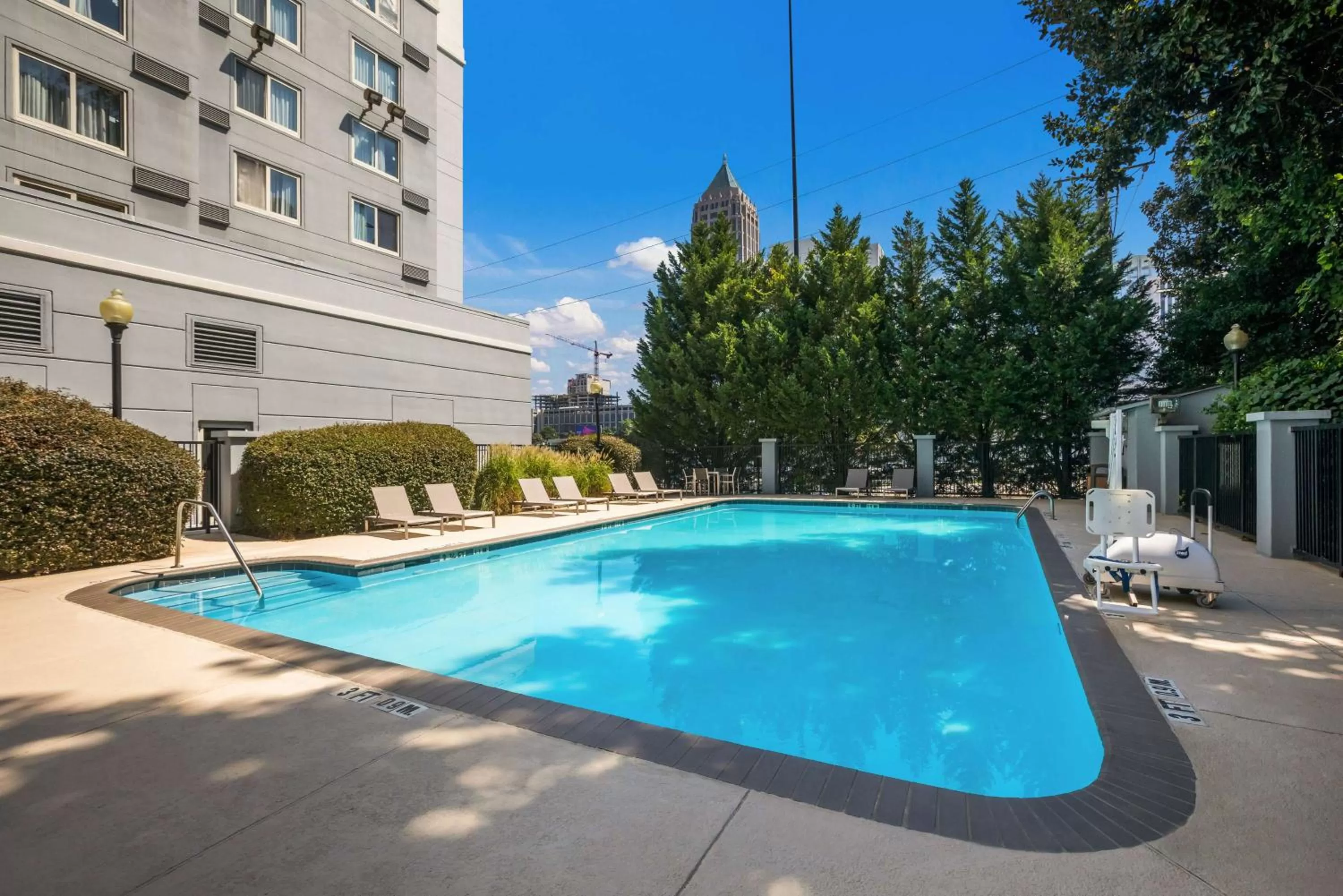 Pool view in Sonesta Select Atlanta Midtown Georgia Tech