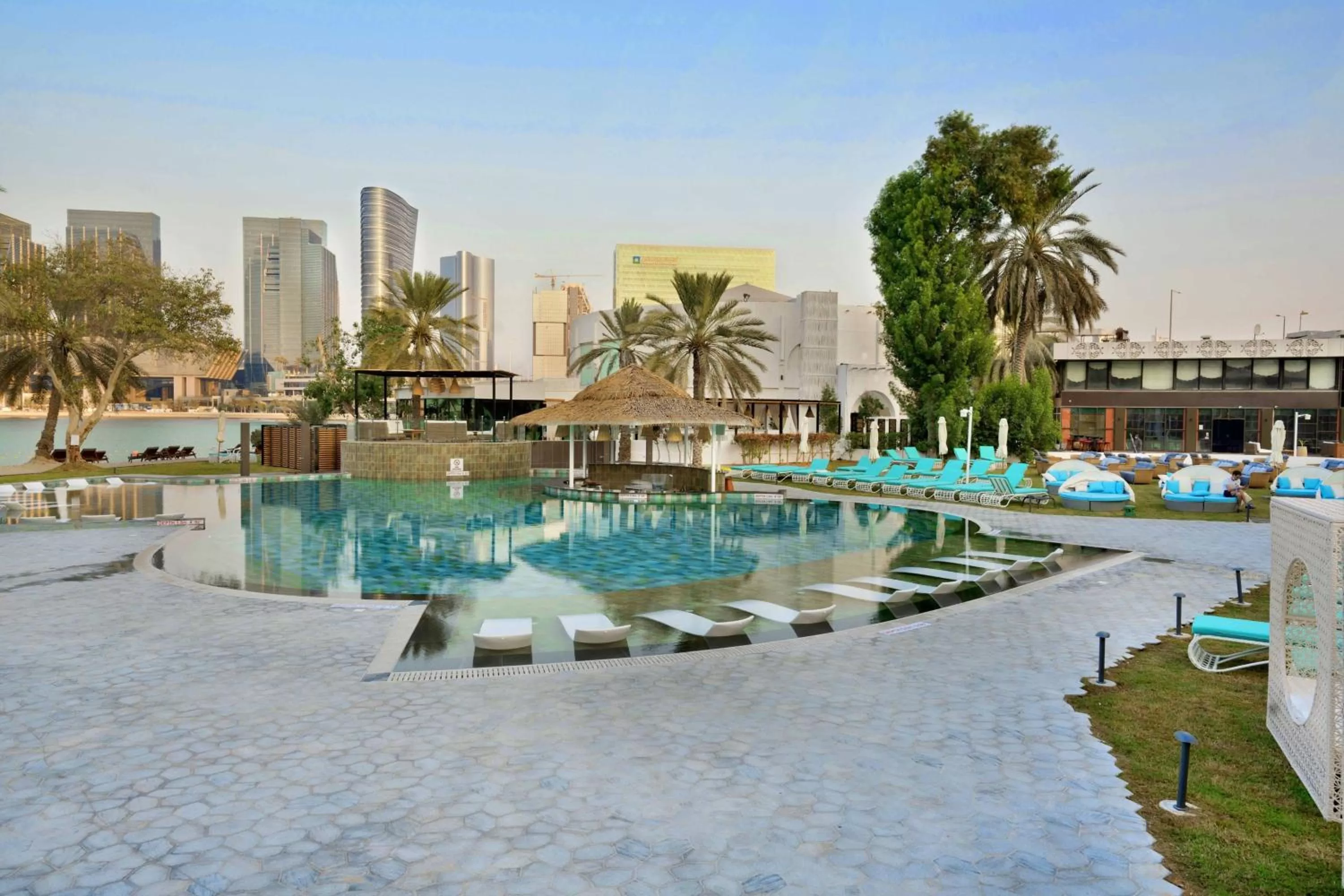 Swimming pool in Le Meridien Abu Dhabi Resort