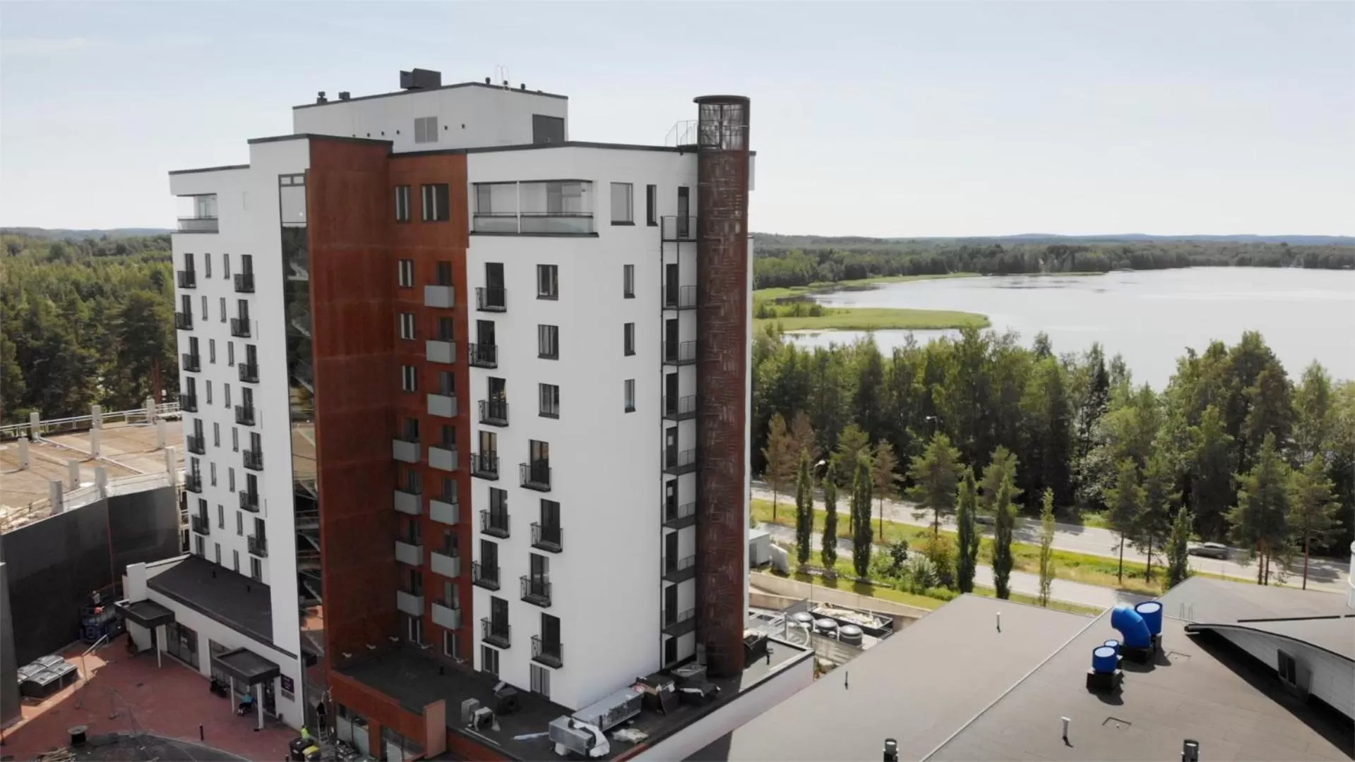 Property building in Hotelli Kuohu Kangasala - Hotel and Apartments by UHANDA