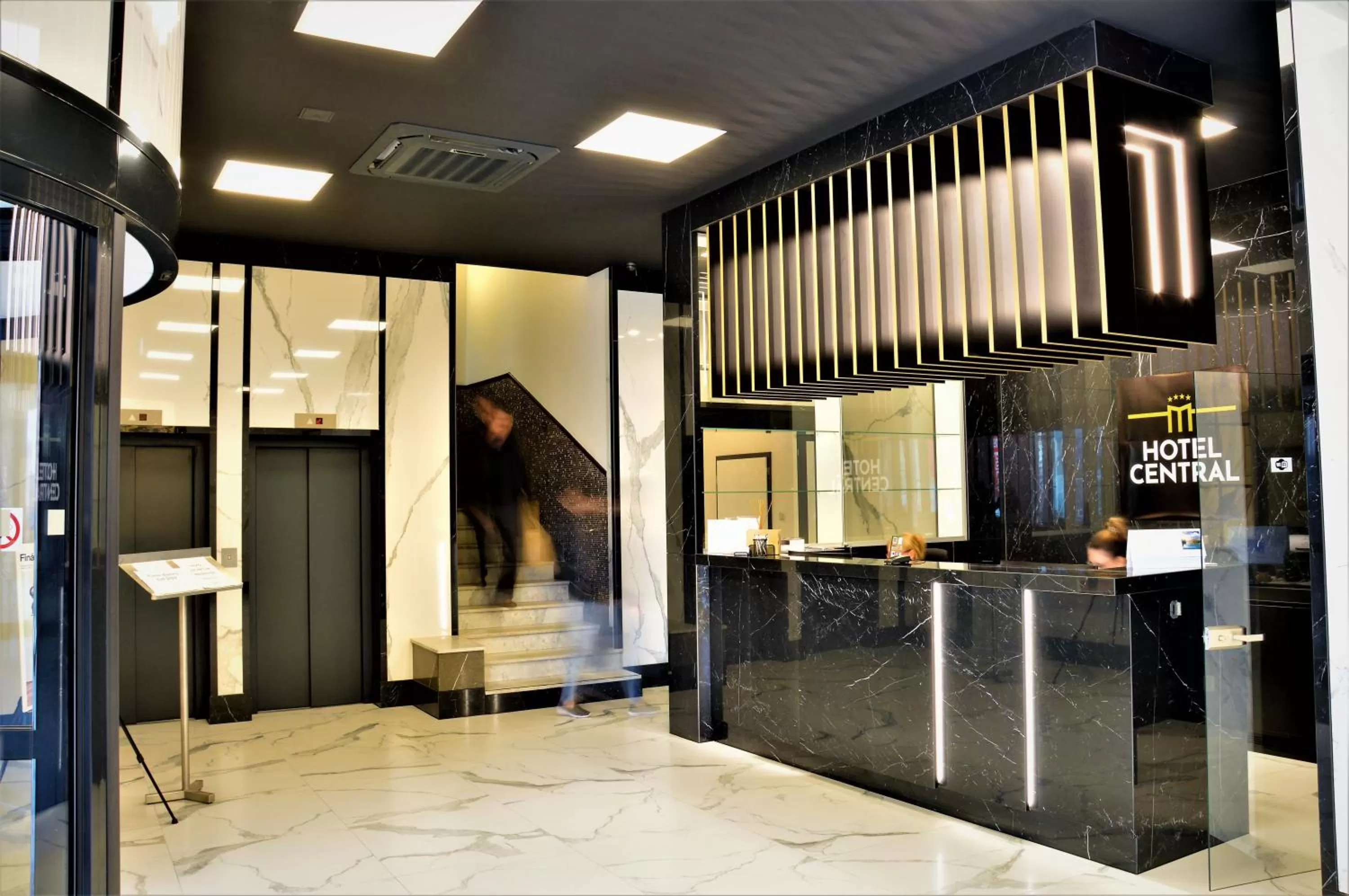 Lobby or reception in Hotel Central