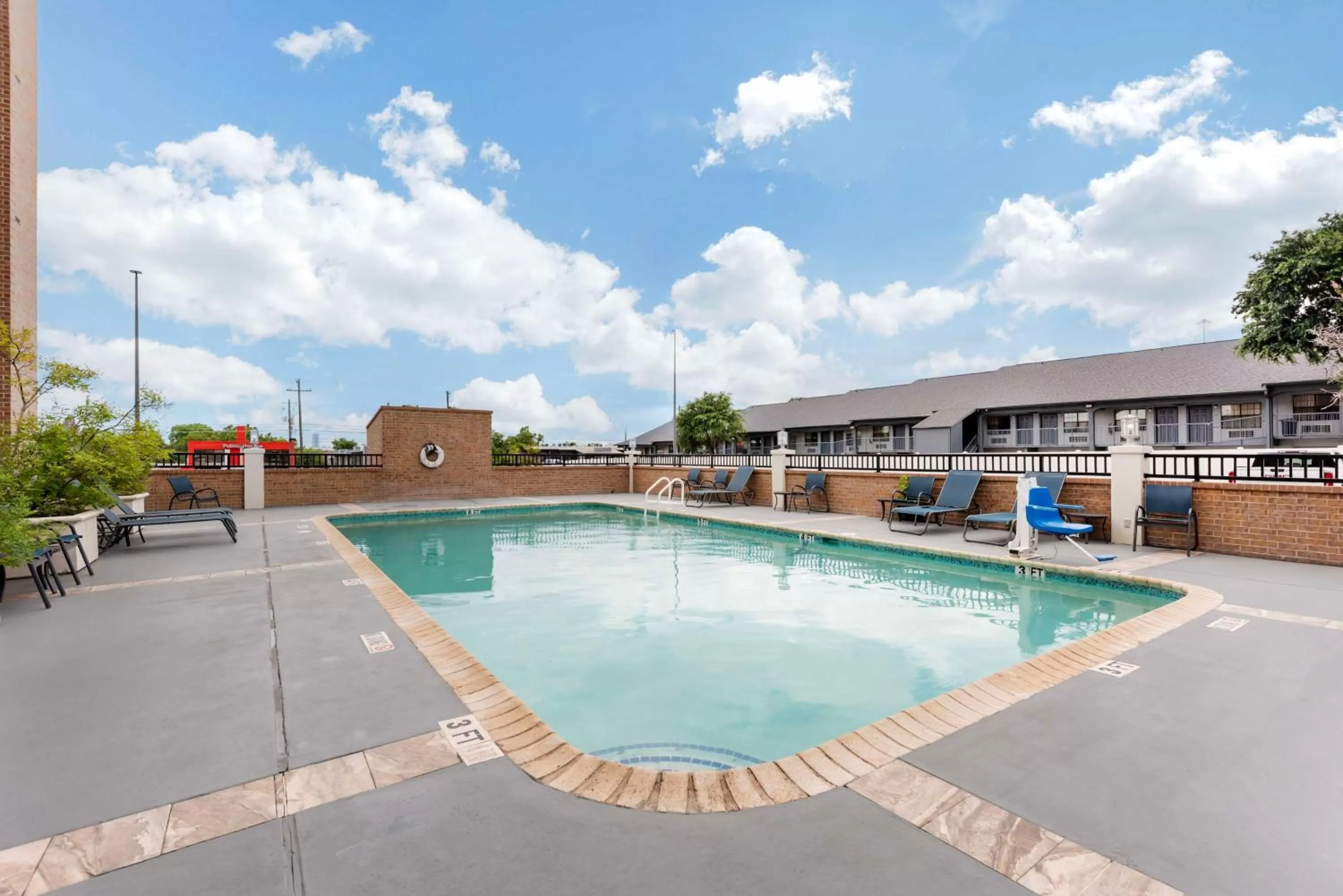 Pool view in Best Western Plus Austin Central
