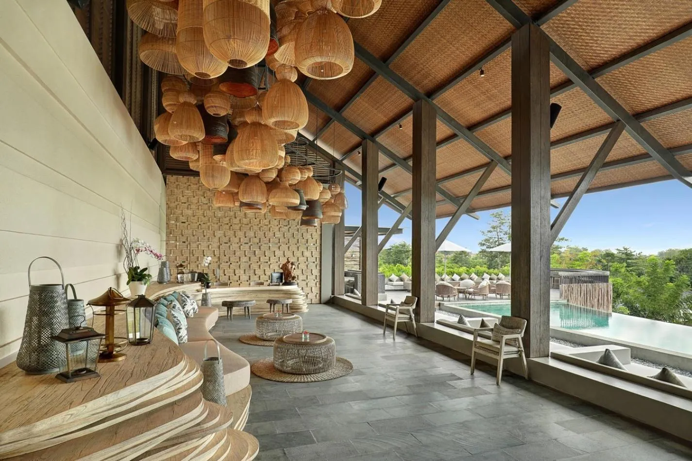 Lobby or reception in Cross Bali Breakers