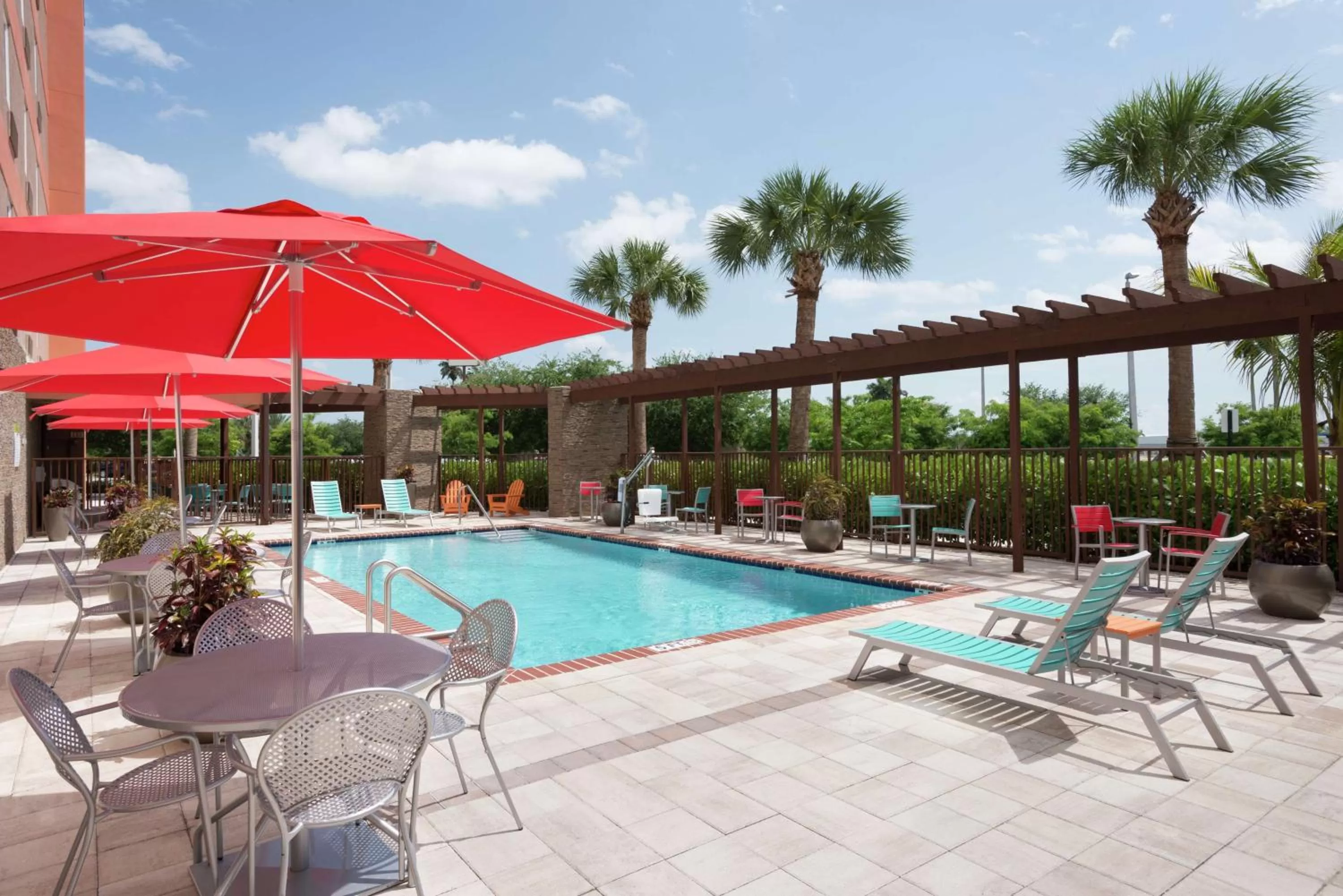 Pool view in Home2 Suites by Hilton Florida City