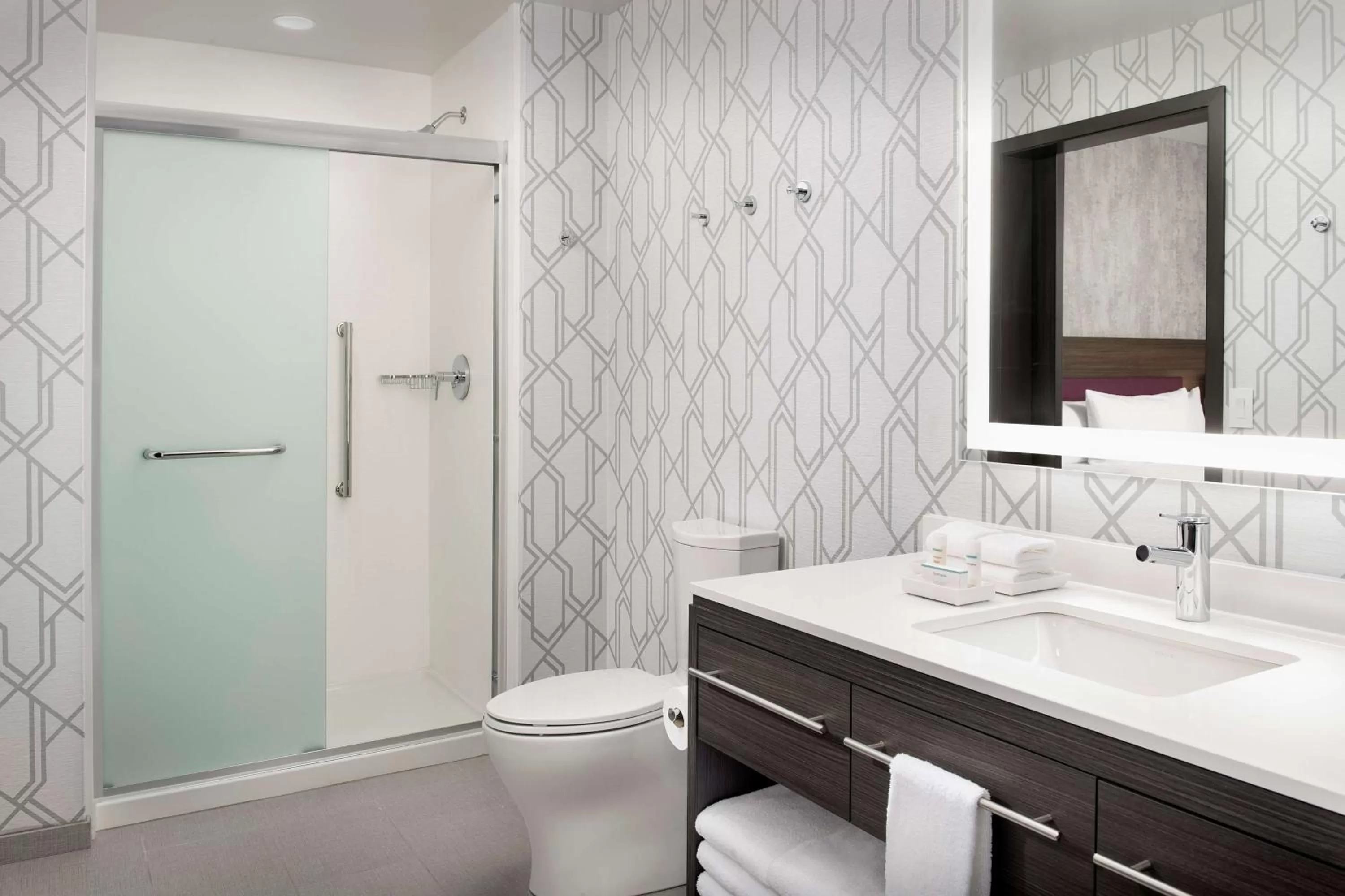 Bathroom in Home2 Suites by Hilton Denver Central Park