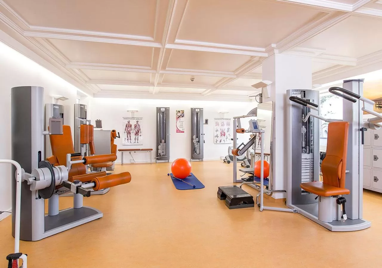 Fitness centre/facilities in Portens Hotel Fernblick