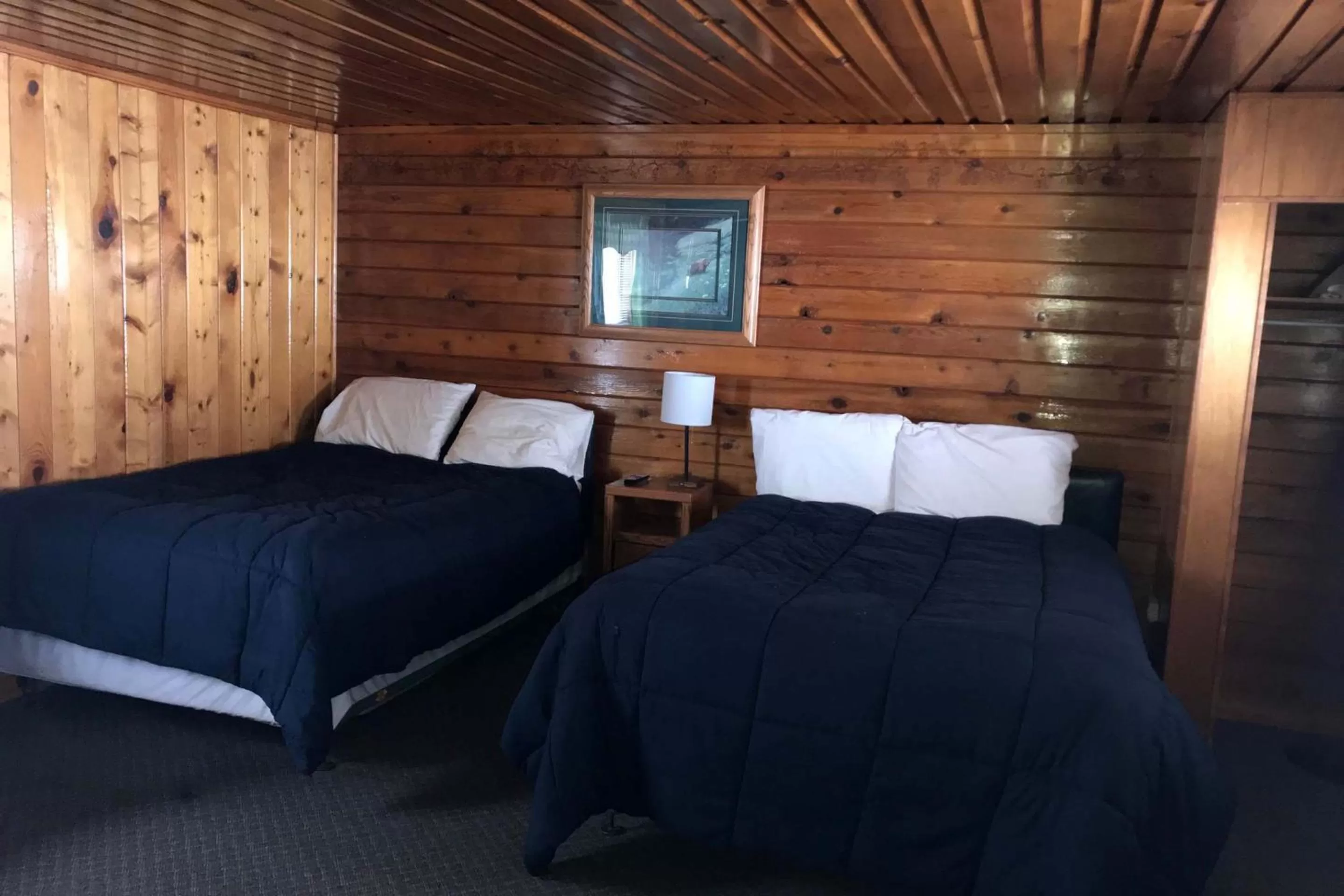 Bed in Elkhorn Lodge