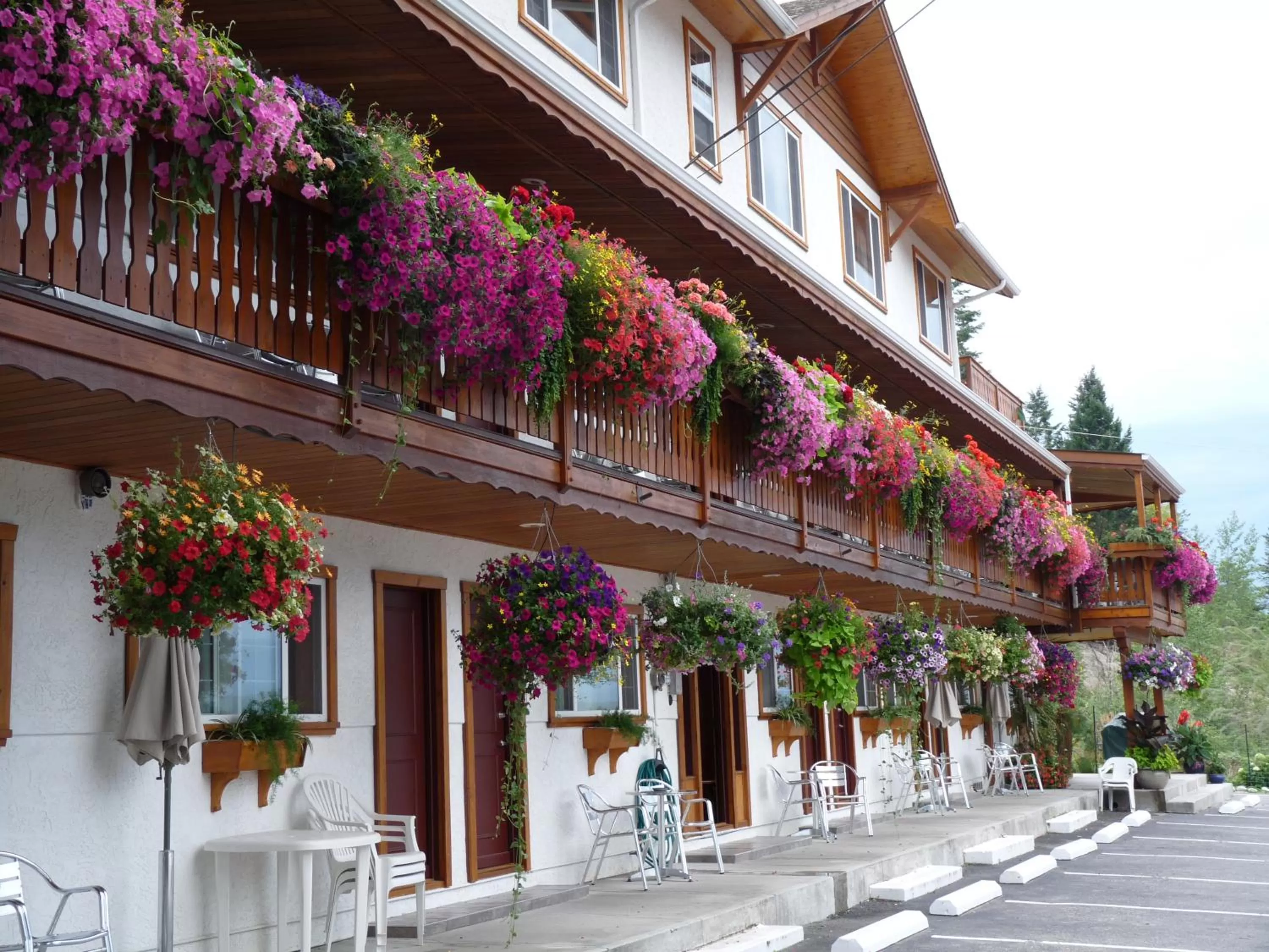 Patio in Gateway Motel