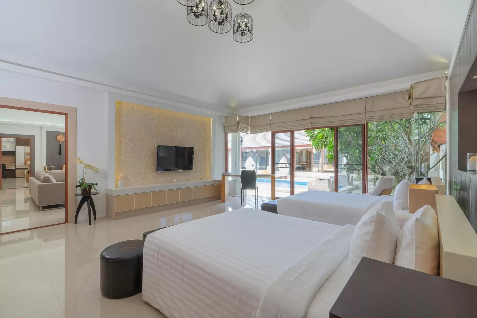 Photo of the whole room, Bed in Dhevan Dara Resort & Spa Hua Hin - Pool Villa