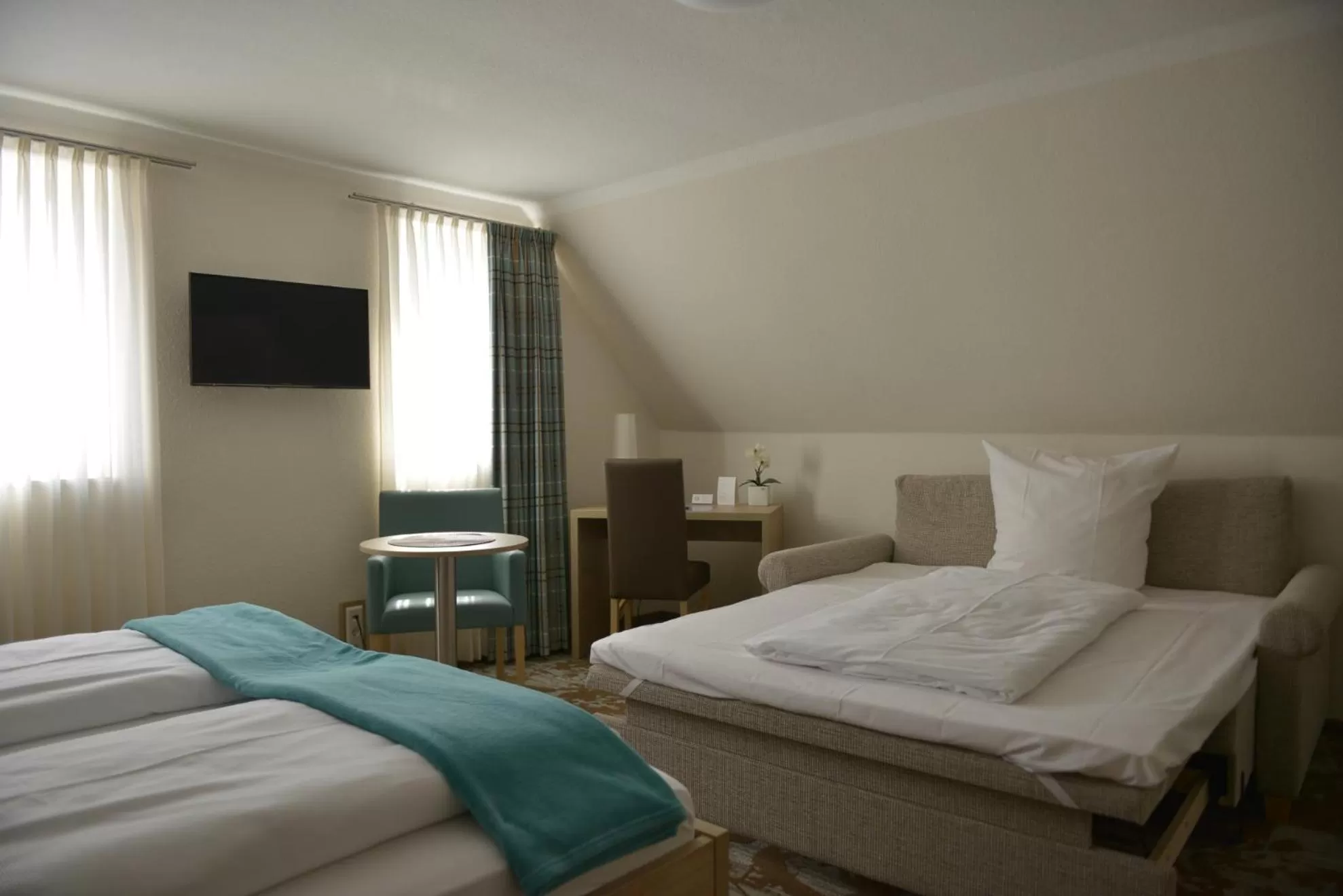 Bedroom, Bed in Gästehaus Rothert