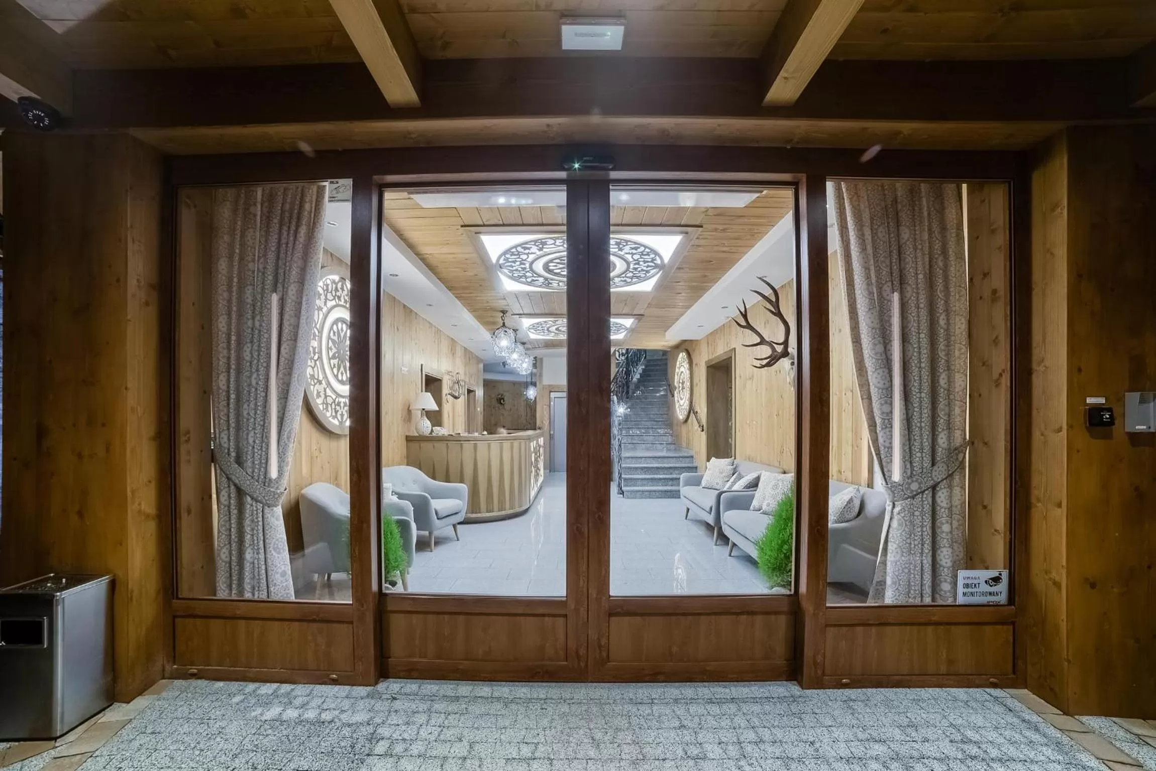 Lobby or reception, Bed in Hotel Górski