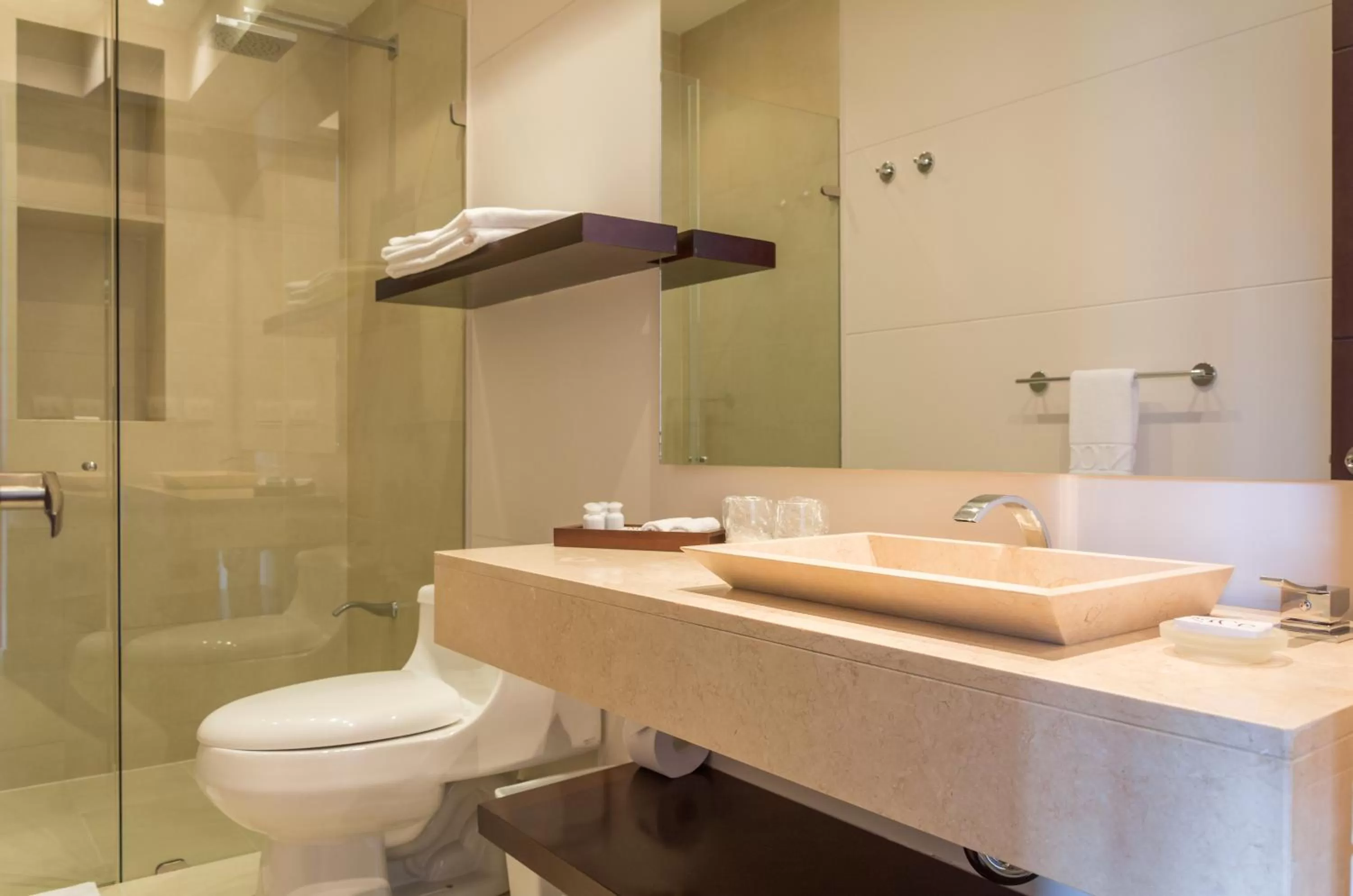 Toilet in Nico Apartasuites