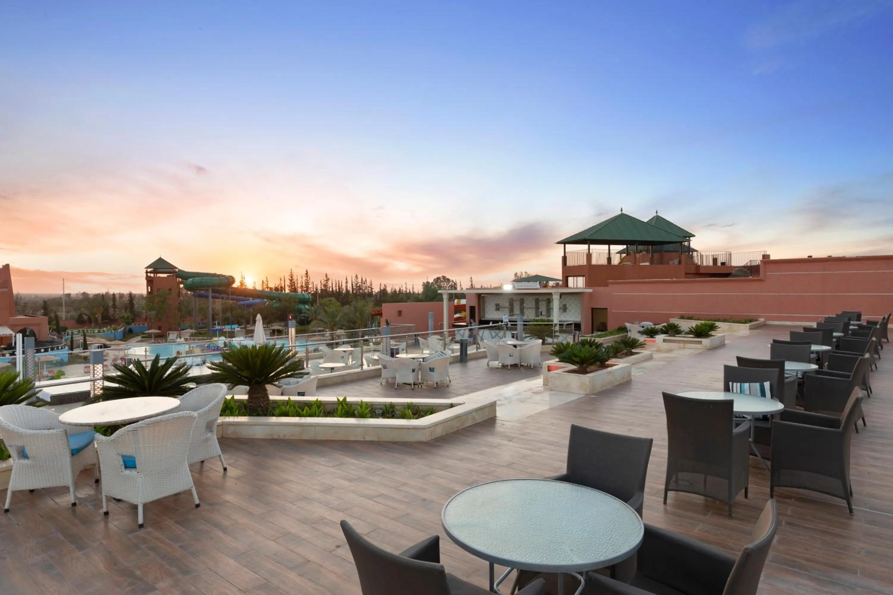 Patio in Pickalbatros Aqua Fun Club All Inclusive