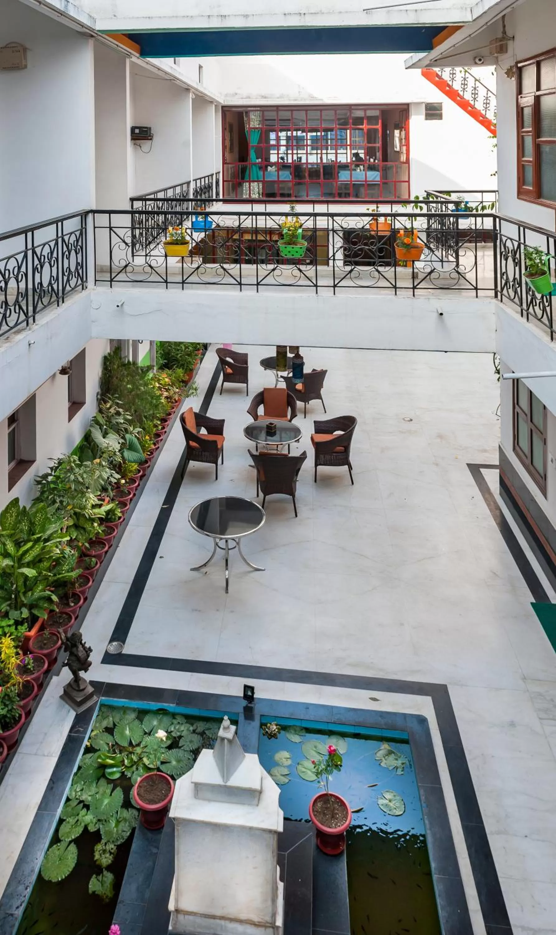 Garden view in Hotel Harmony