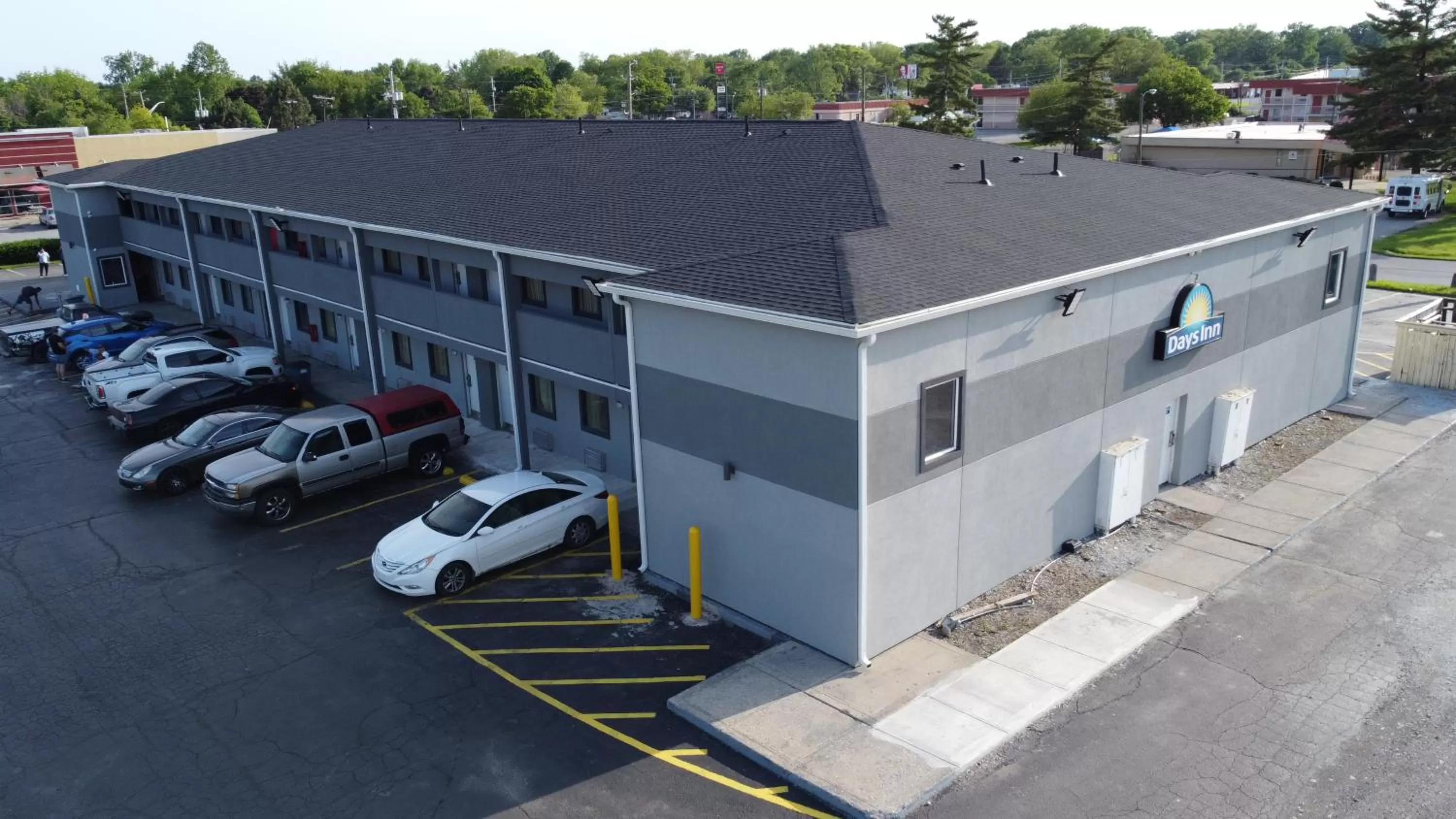 Property building in Days Inn by Wyndham Indianapolis East Post Road